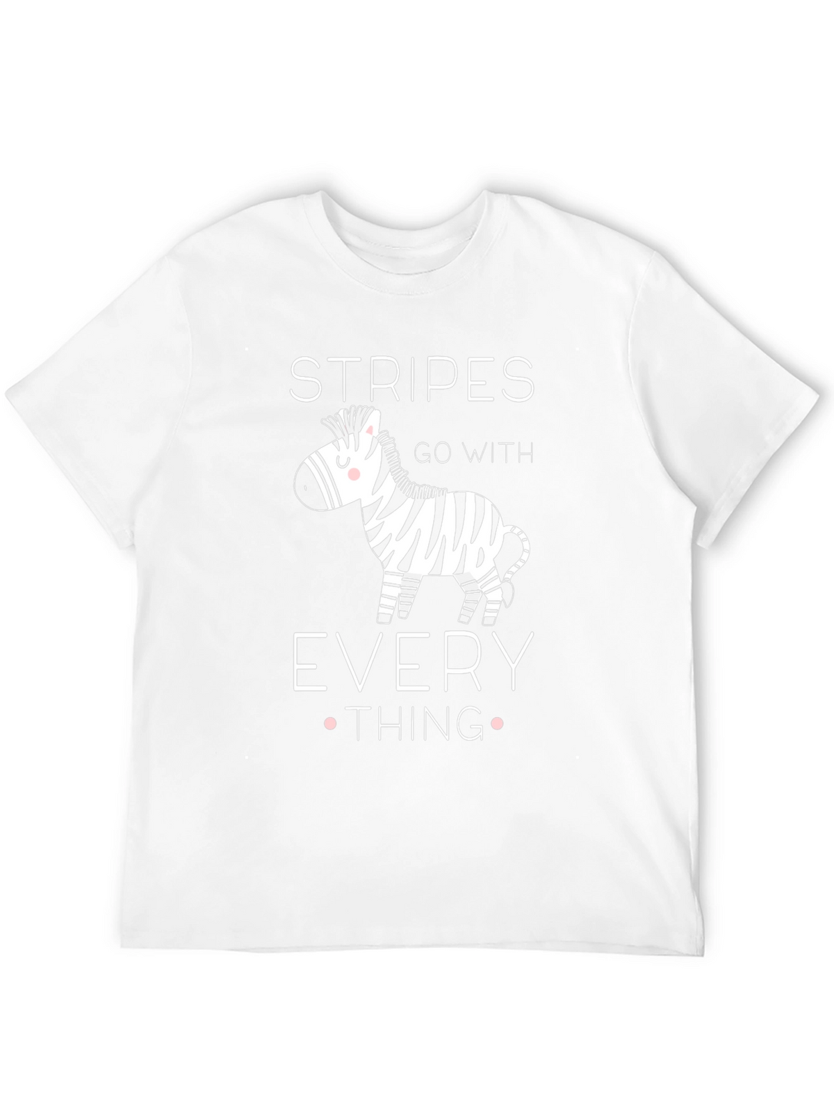 Stripes Go With Everything Zebra Graphic T-Shirt