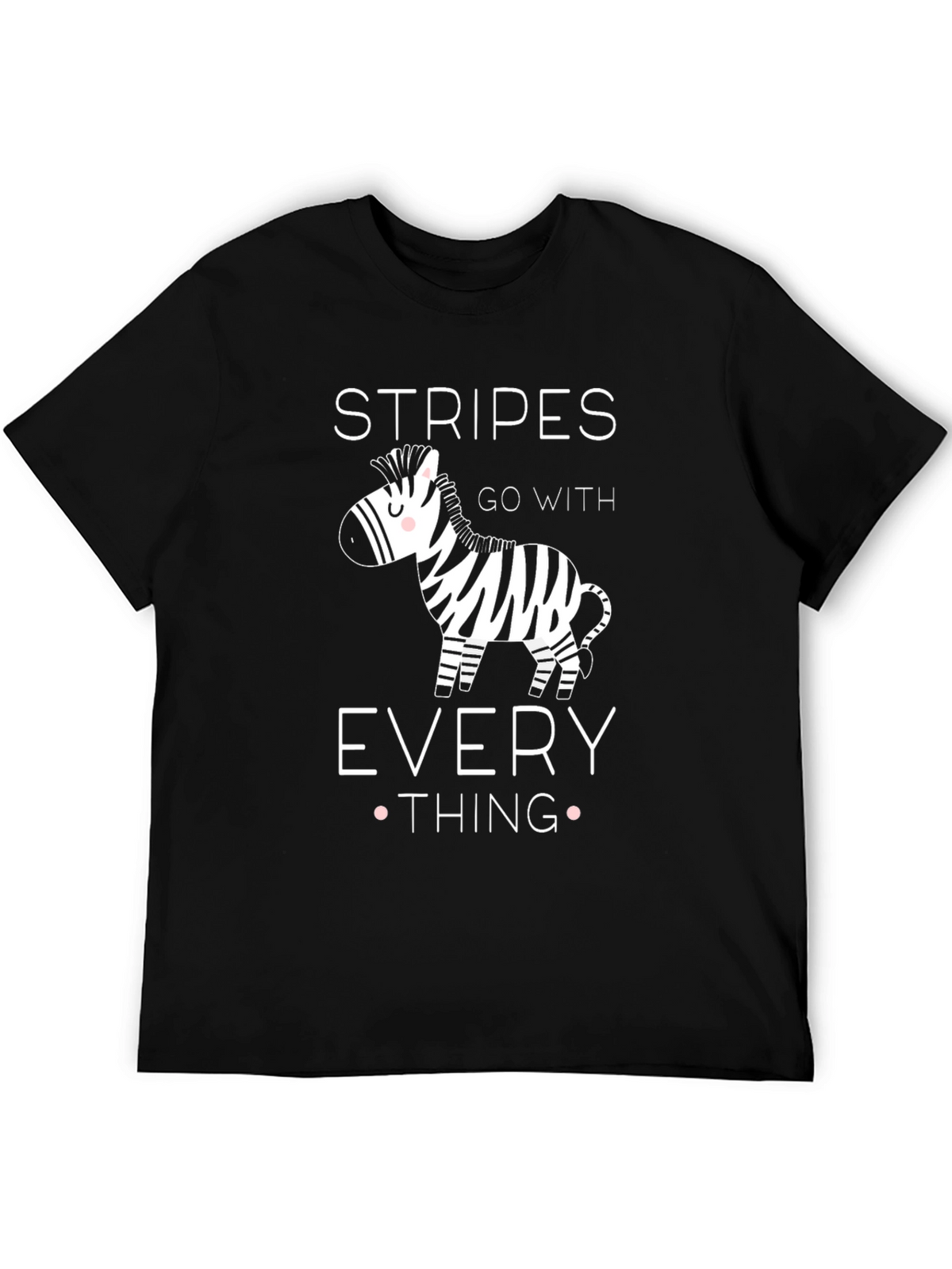 Stripes Go With Everything Zebra Graphic T-Shirt