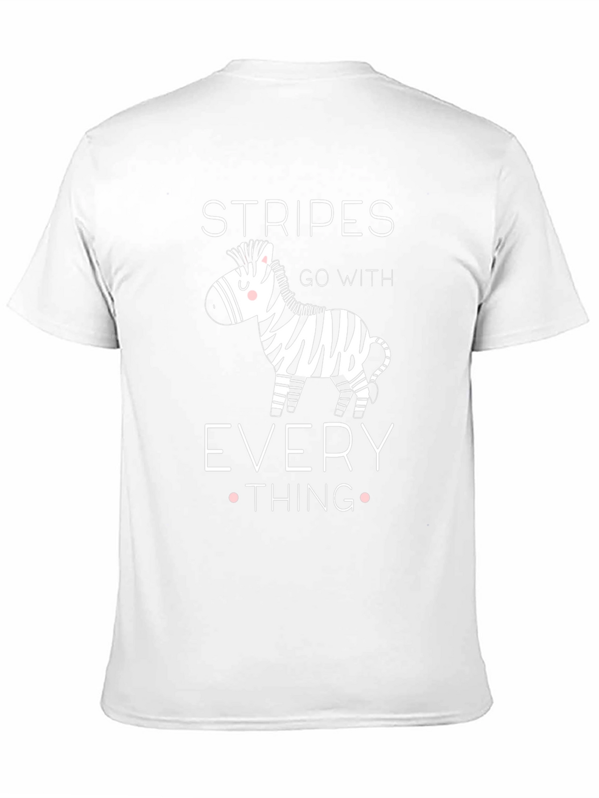 Stripes Go With Everything Zebra Graphic T-Shirt