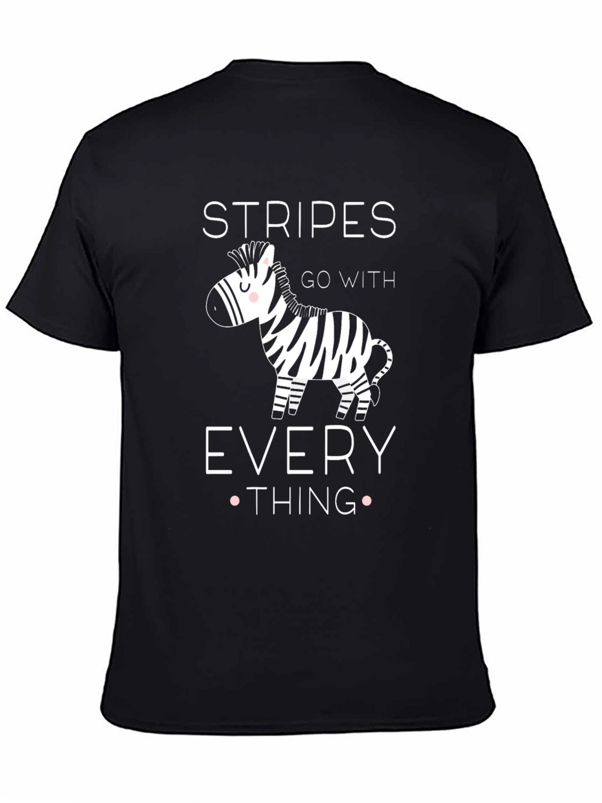 Stripes Go With Everything Zebra Graphic T-Shirt