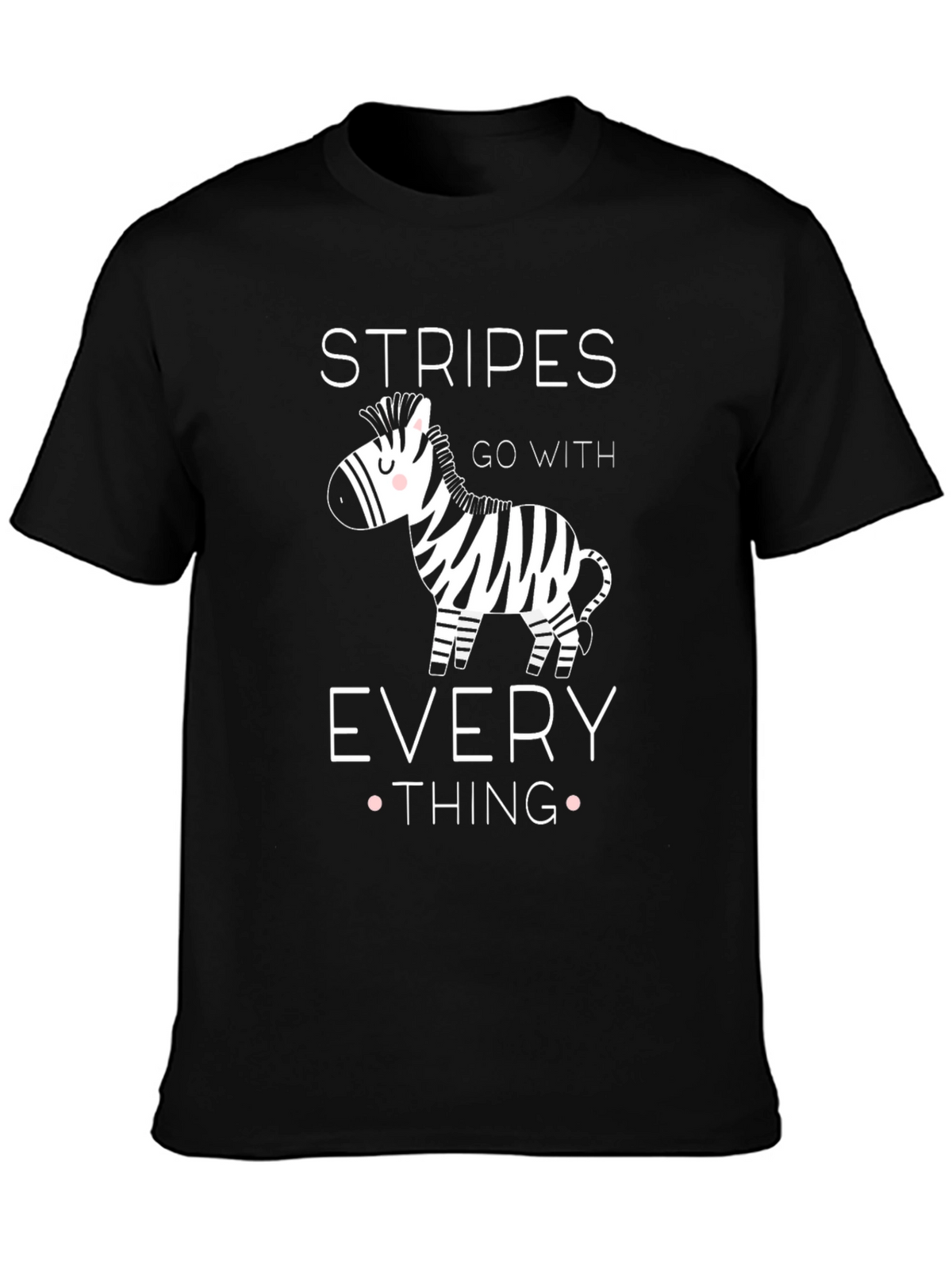Stripes Go With Everything Zebra Graphic T-Shirt