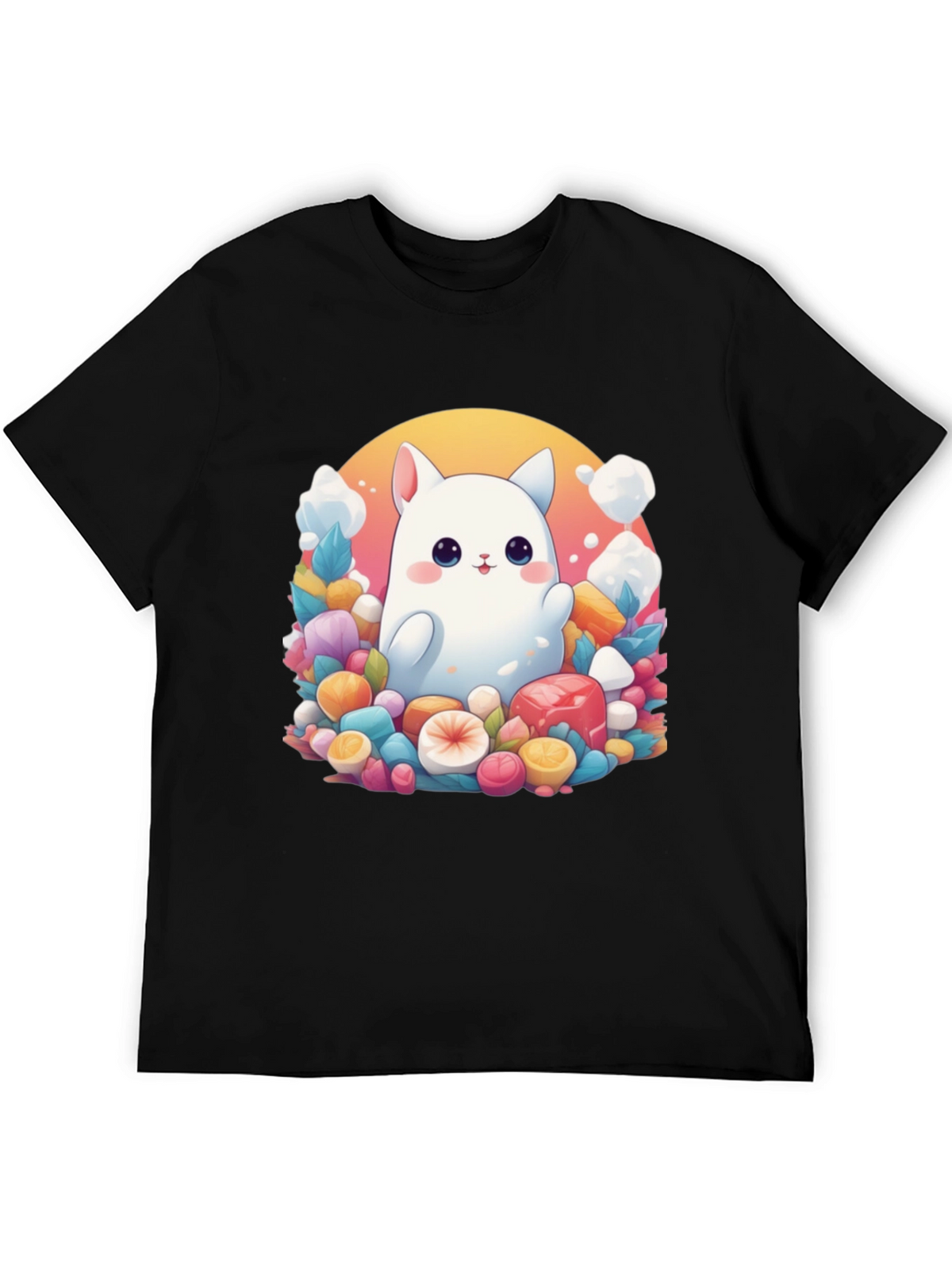 Kawaii Cat Candy T-Shirt