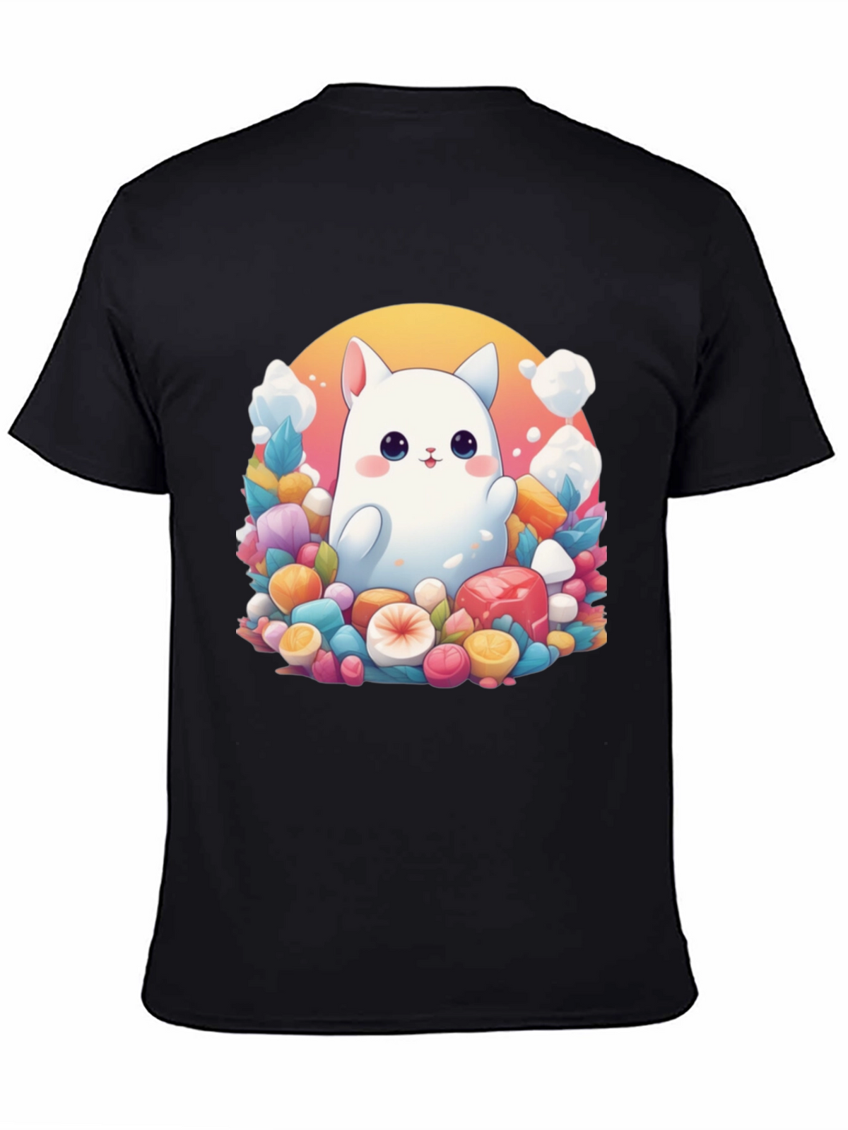 Kawaii Cat Candy T-Shirt