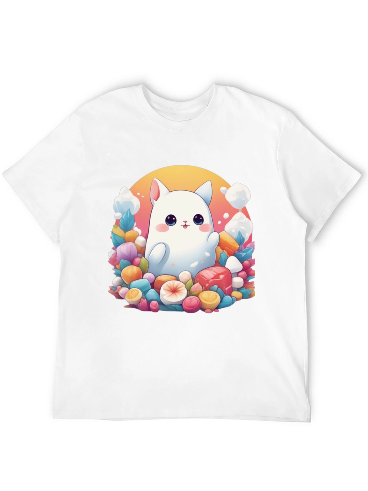 Kawaii Cat Candy T-Shirt