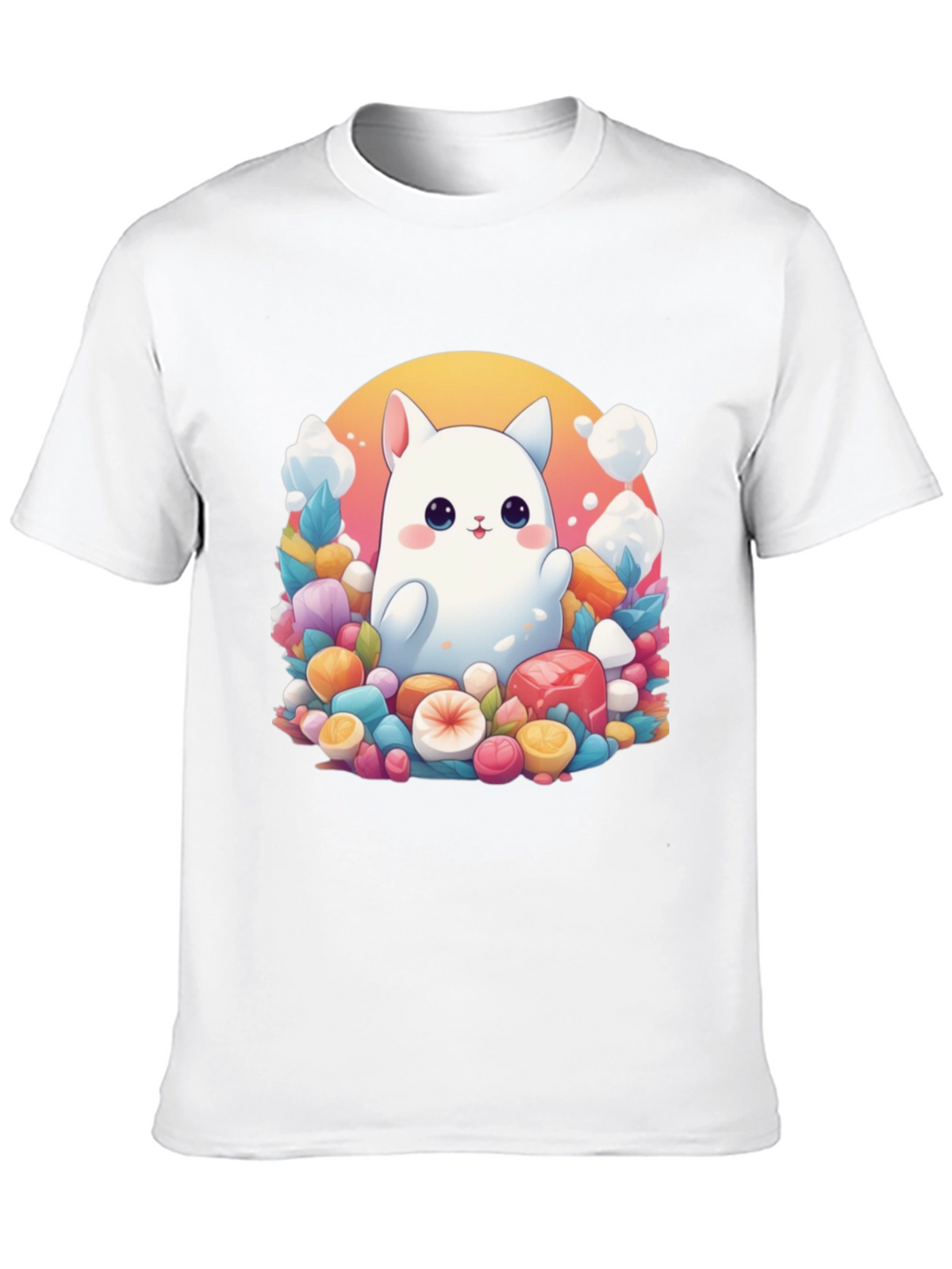 Kawaii Cat Candy T-Shirt