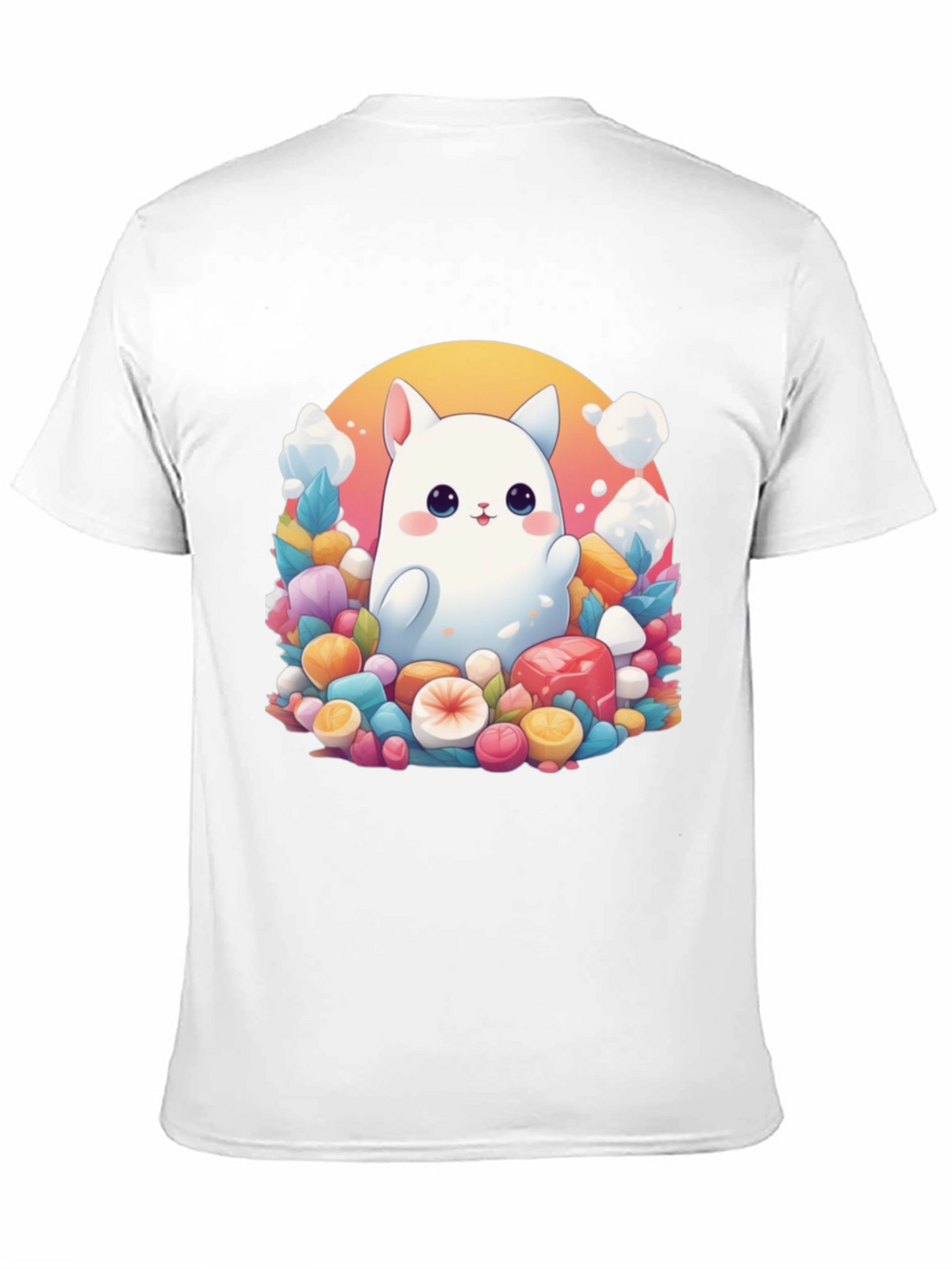 Kawaii Cat Candy T-Shirt