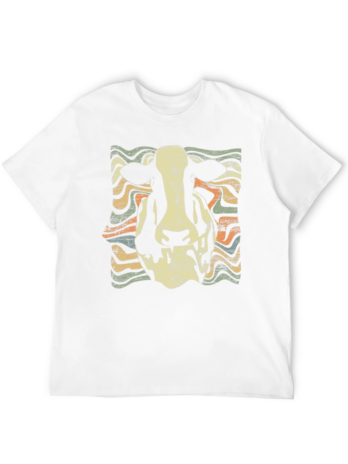 Retro Cow Graphic Tee