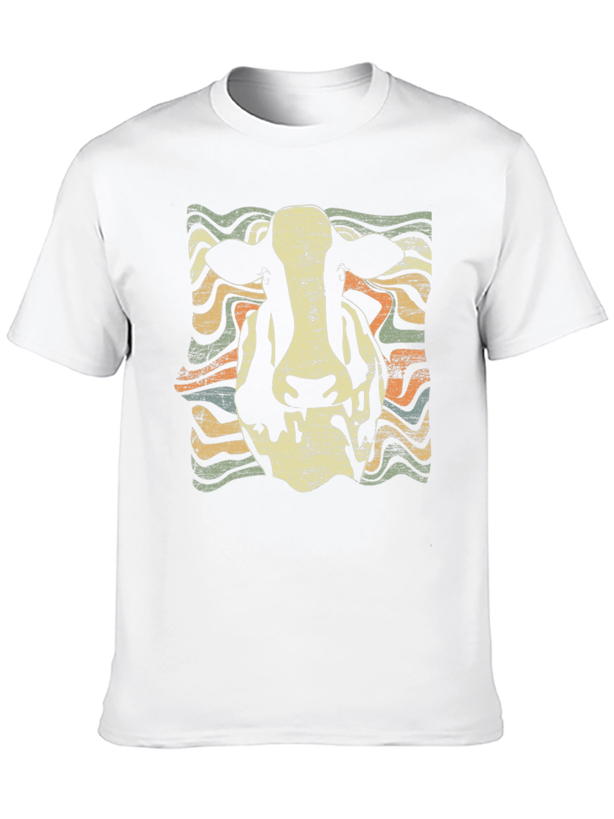 Retro Cow Graphic Tee