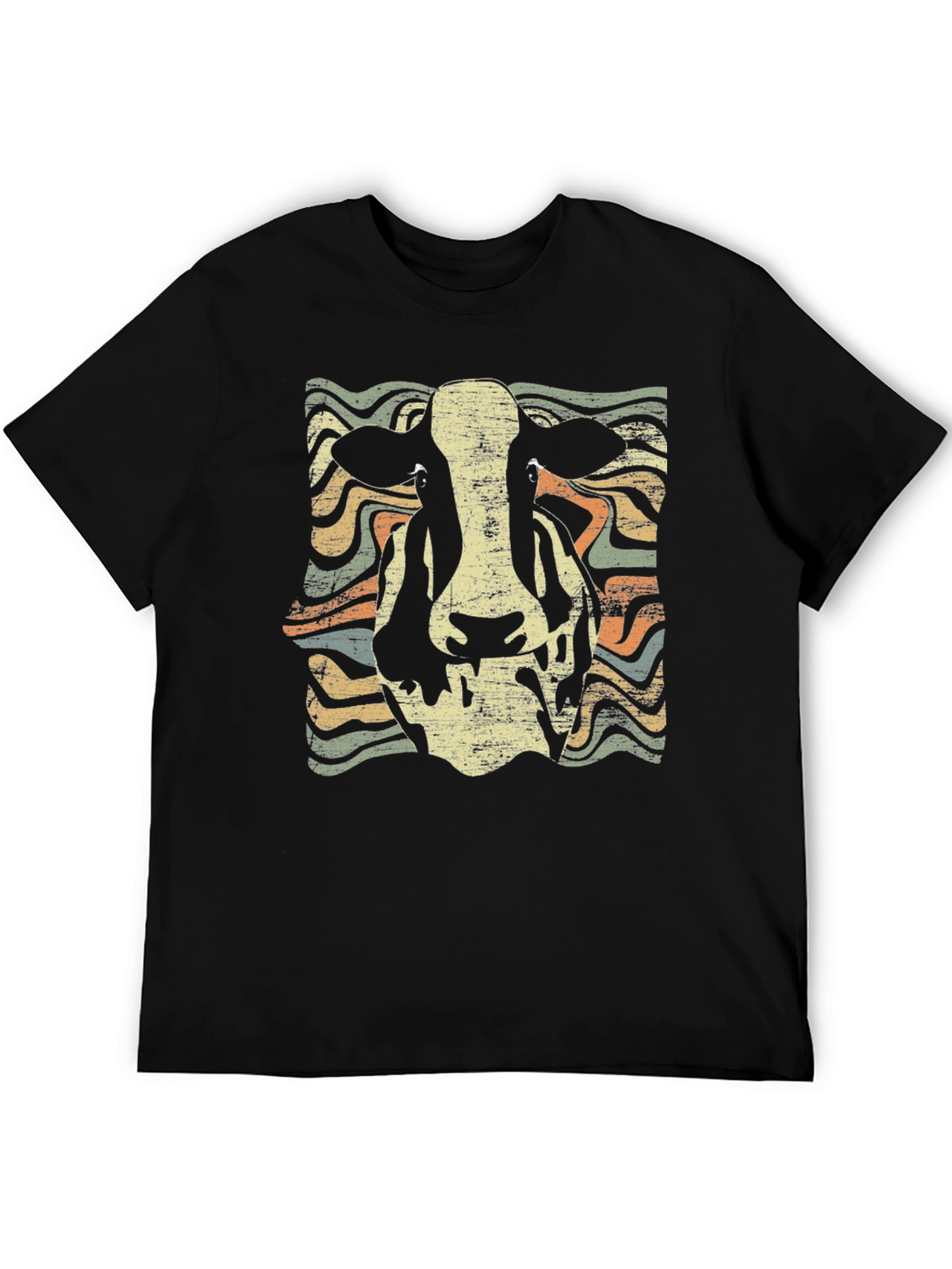 Retro Cow Graphic Tee
