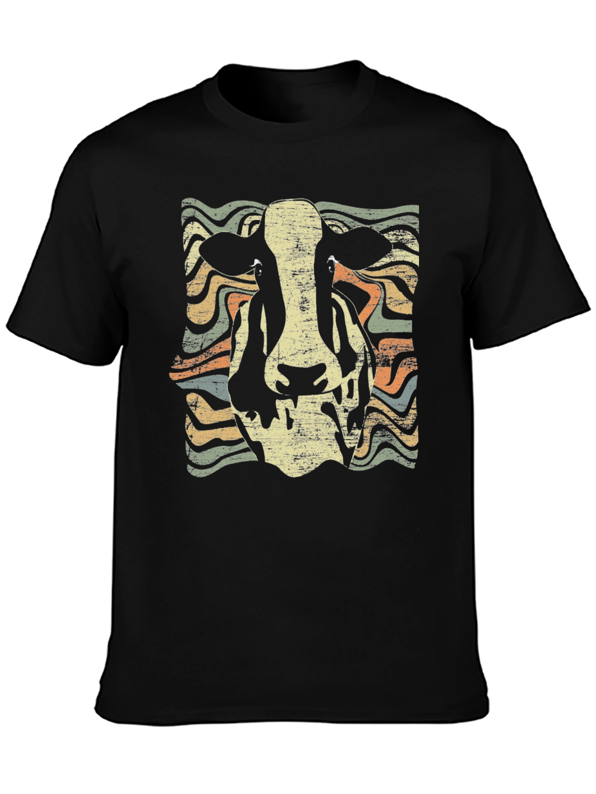 Retro Cow Graphic Tee