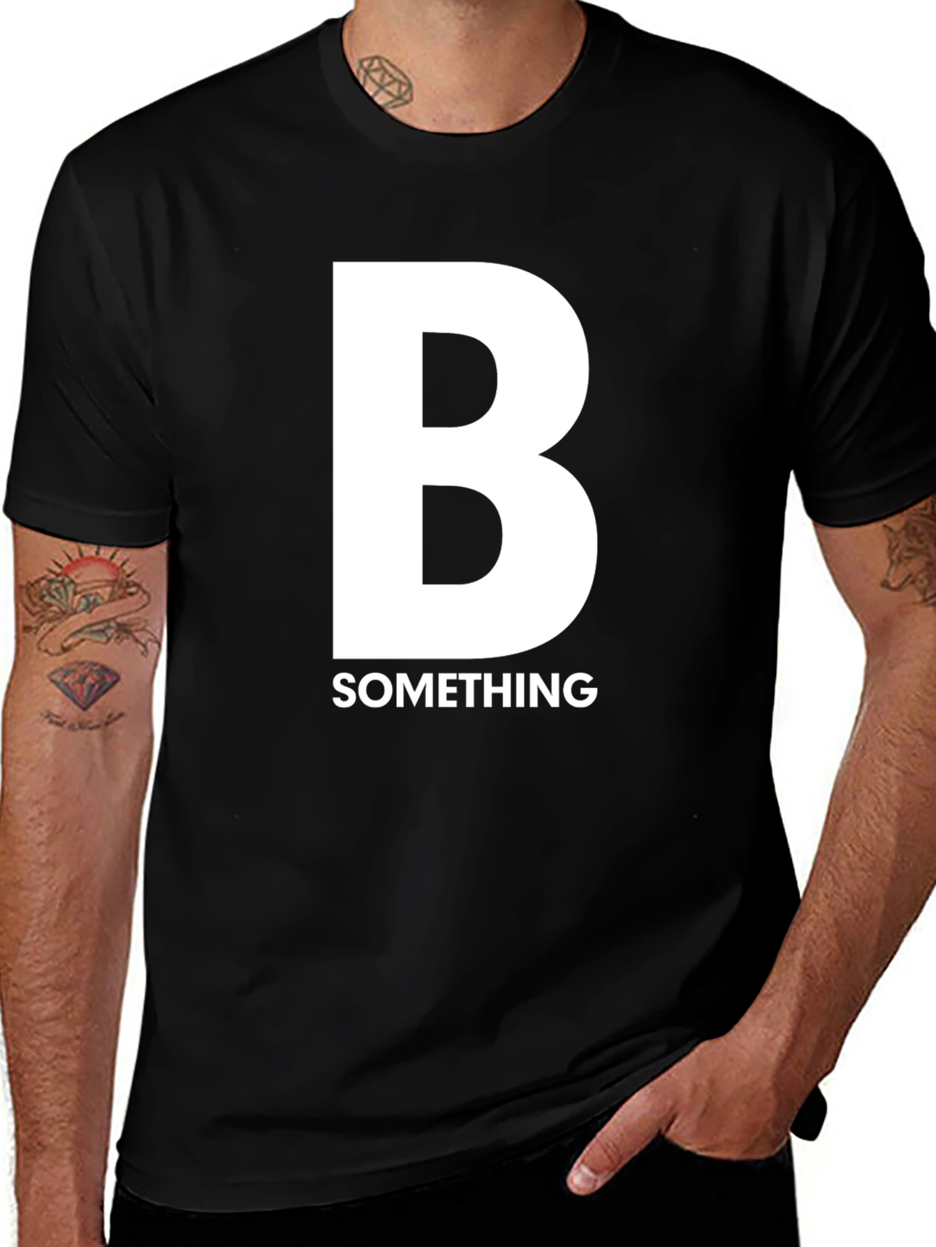 B Something Funny Graphic T-Shirt