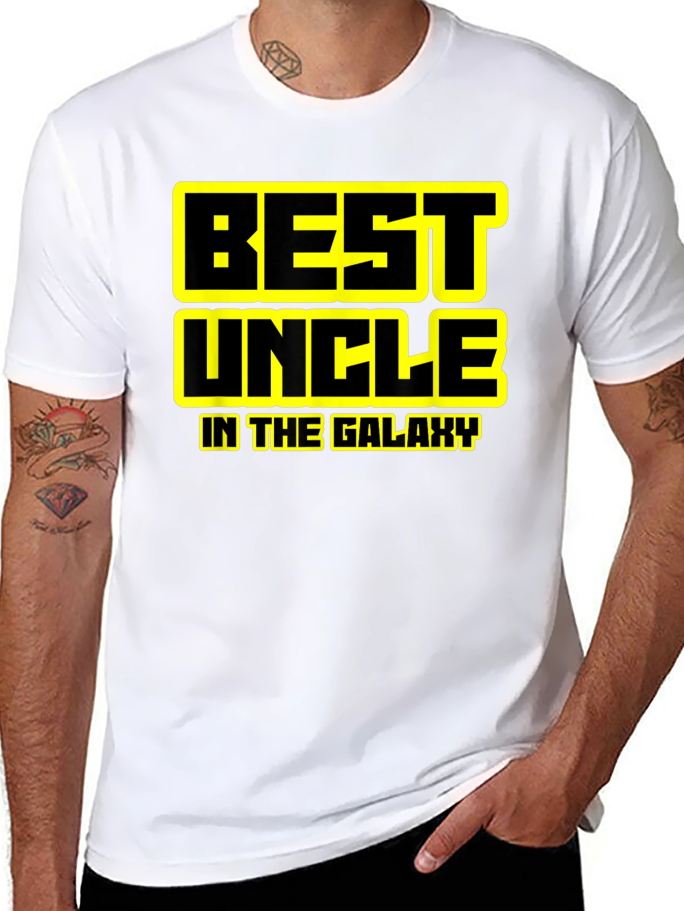Best Uncle in the Galaxy Graphic T-Shirt
