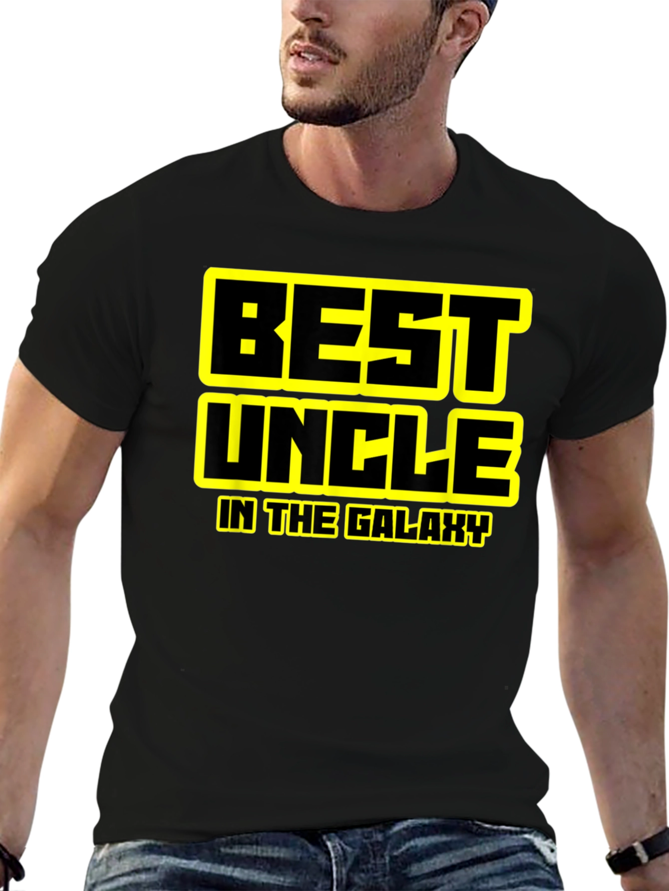 Best Uncle in the Galaxy Graphic T-Shirt