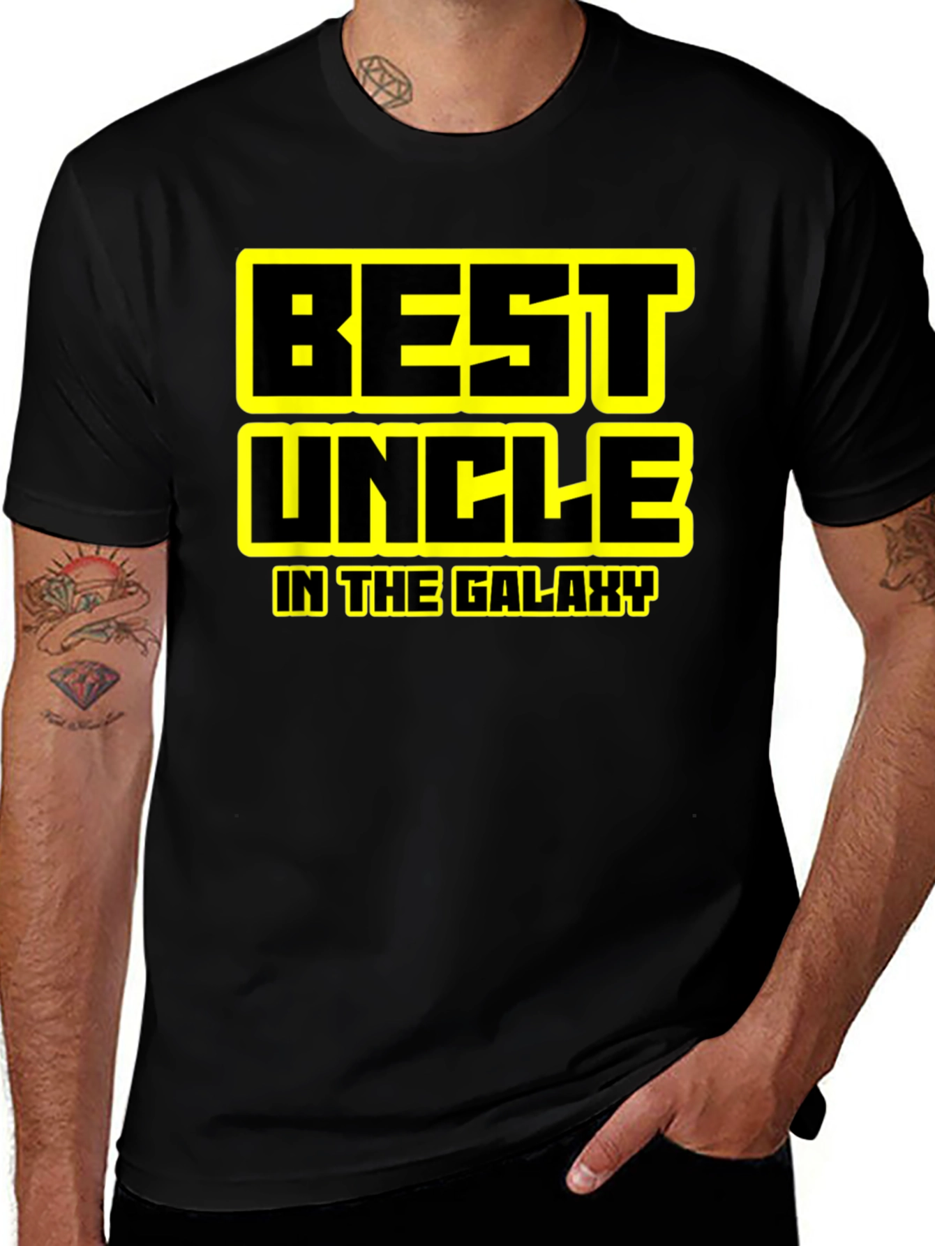 Best Uncle in the Galaxy Graphic T-Shirt