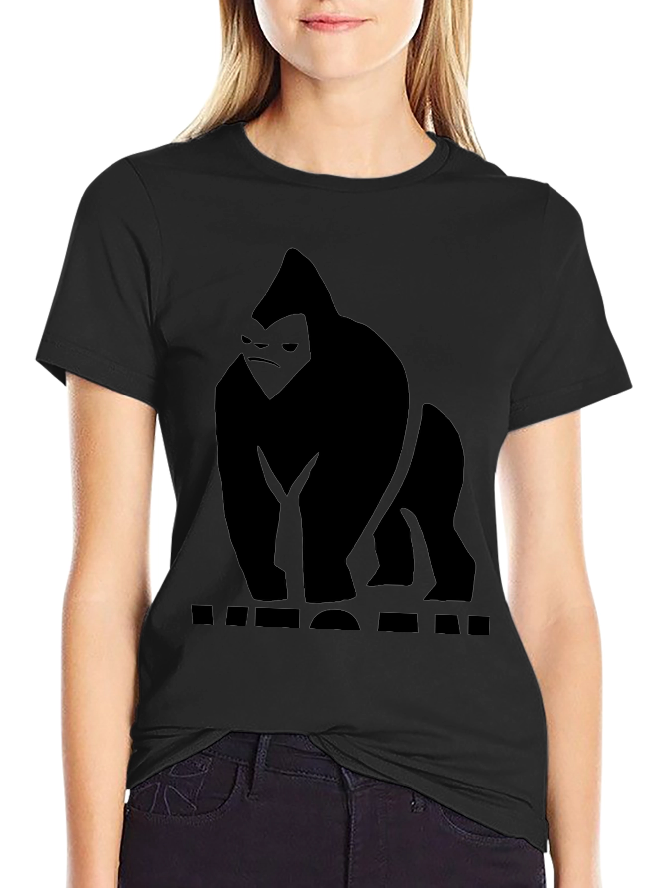 Black Gorilla Graphic T-Shirt