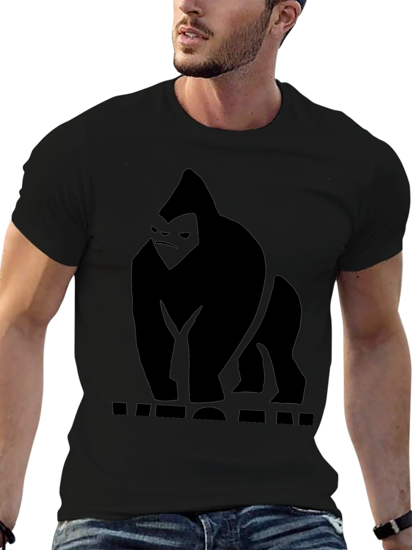 Black Gorilla Graphic T-Shirt
