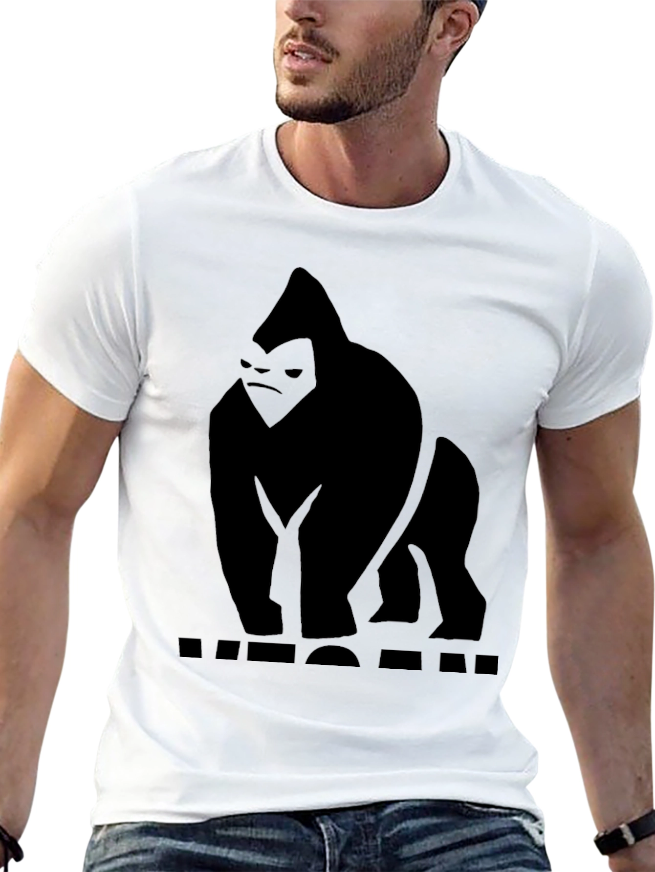 Black Gorilla Graphic T-Shirt