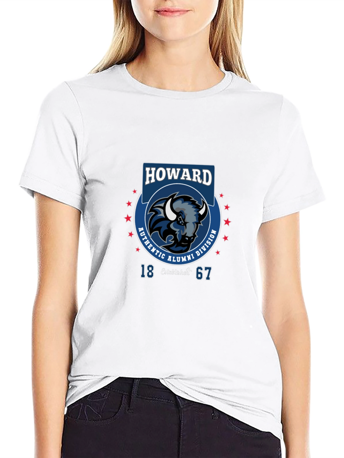 Howard University Alumni Black T-Shirt