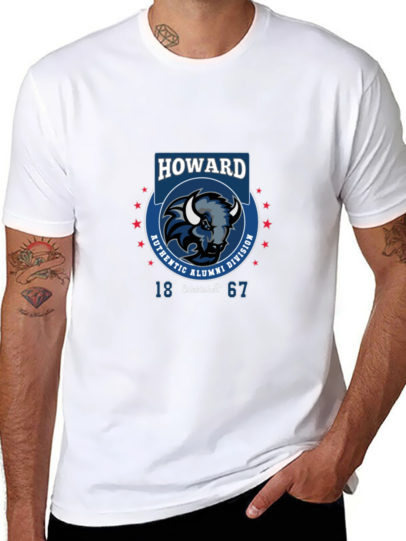 Howard University Alumni Black T-Shirt