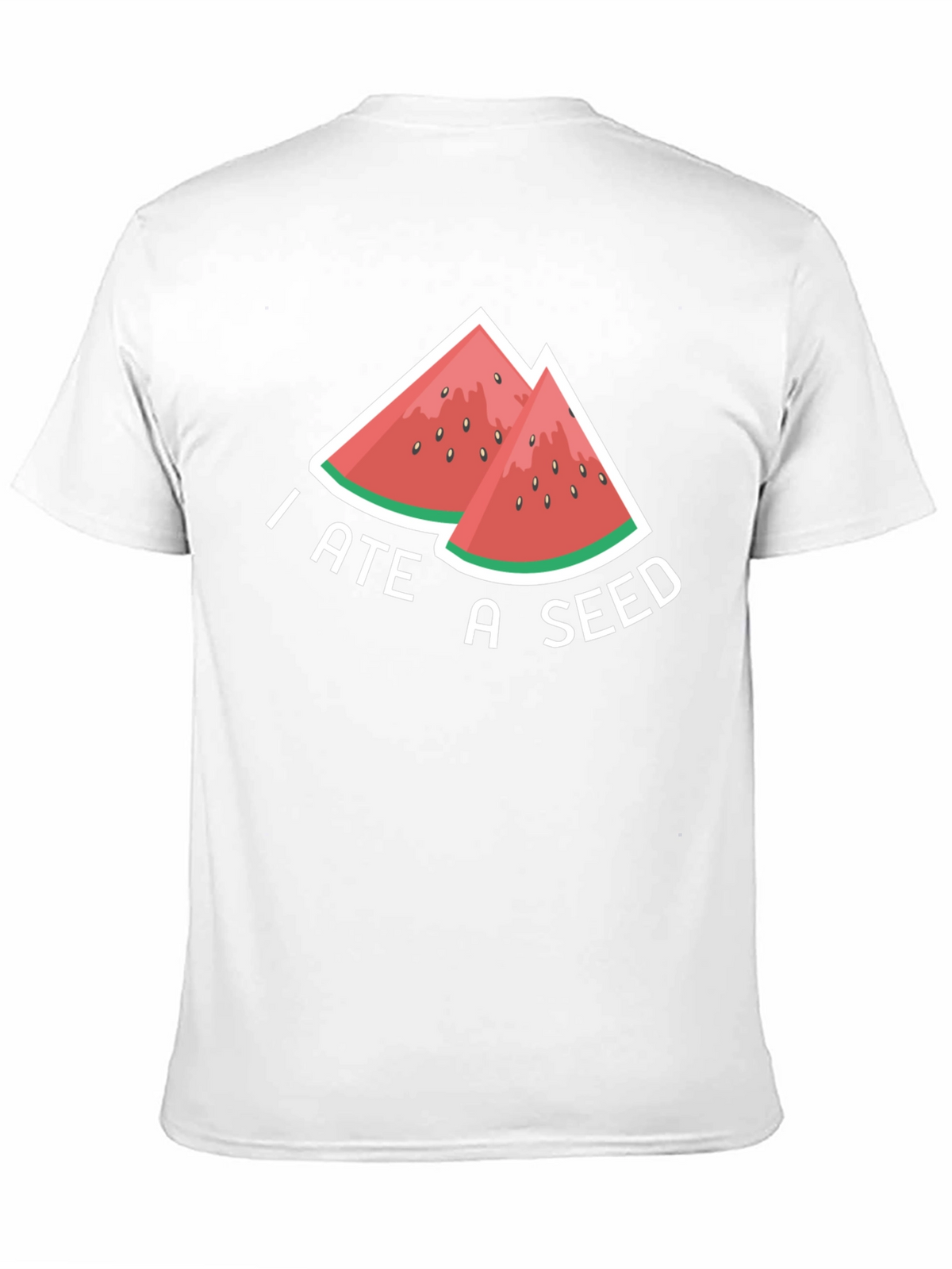 I Ate A Seed Funny Watermelon Graphic T-Shirt