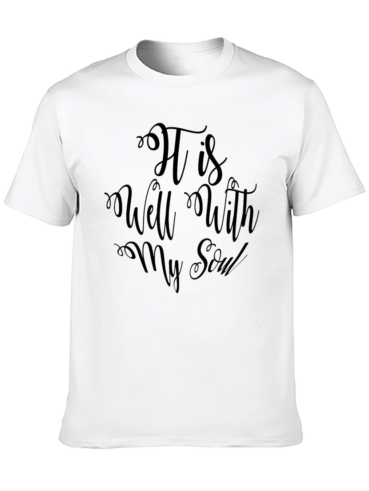 It is Well With My Soul Black T-Shirt