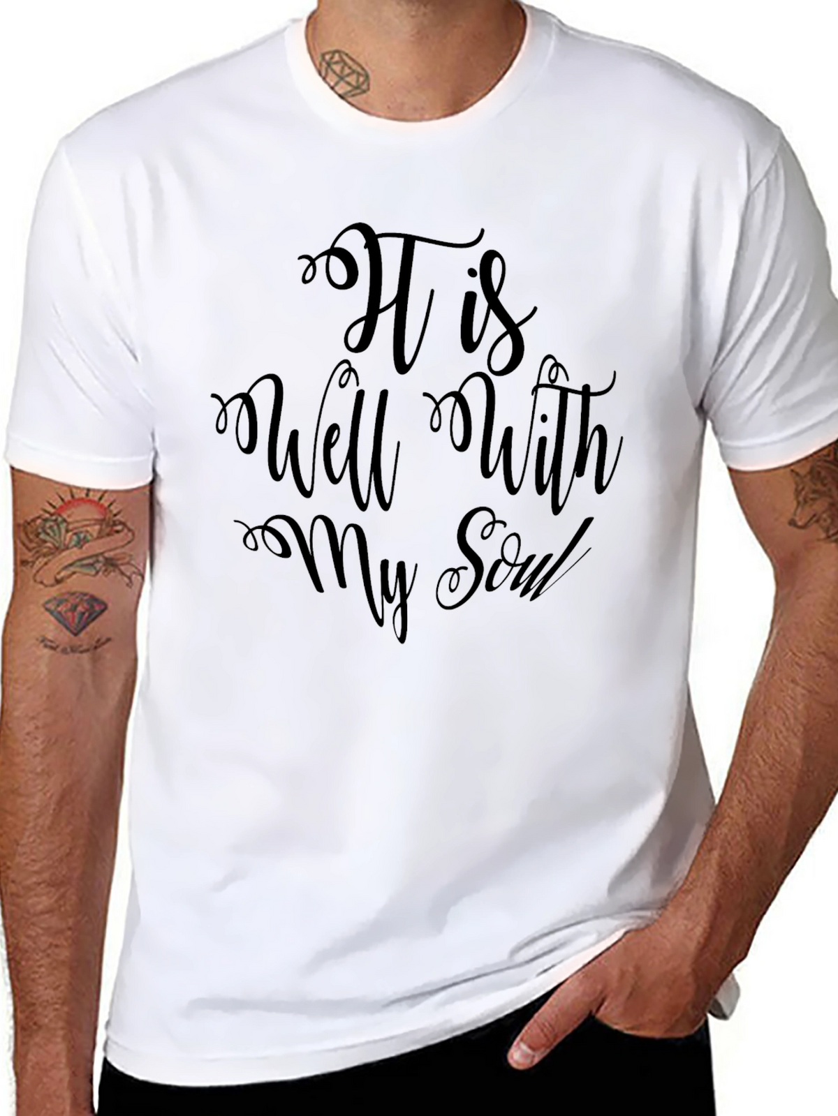 It is Well With My Soul Black T-Shirt