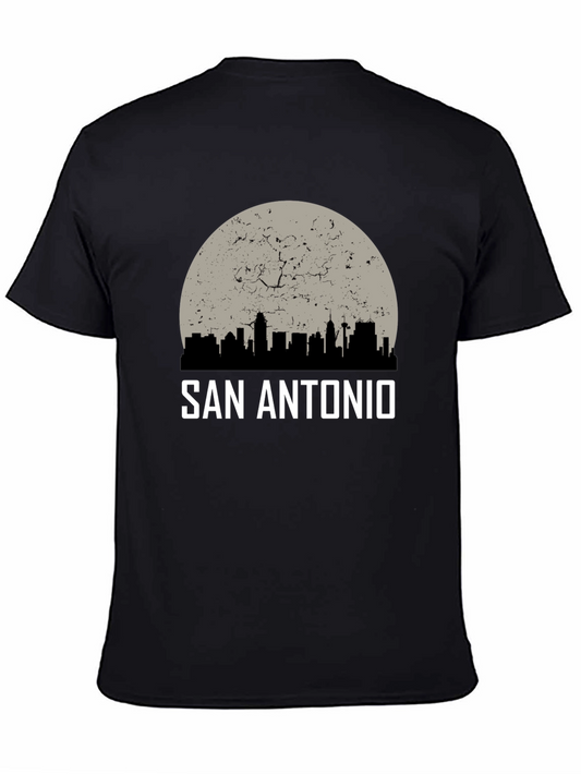San Antonio Skyline Graphic T-Shirt