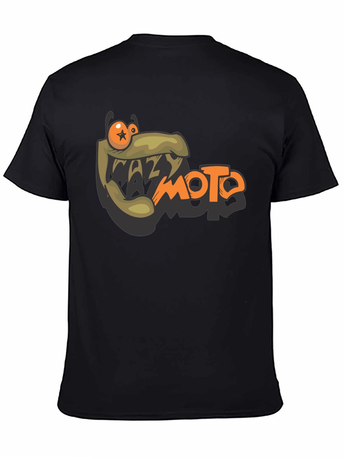 Crazy Moto Graphic Tee - Black
