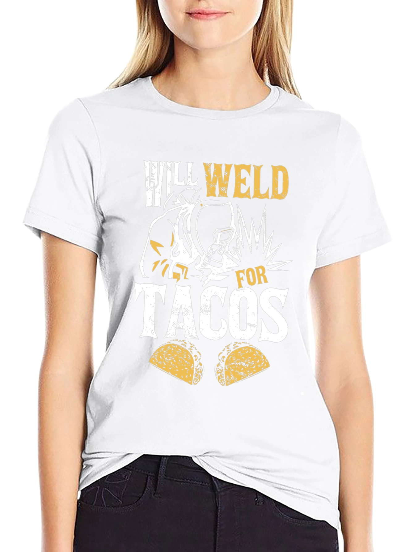 Will Weld For Tacos Graphic T-Shirt