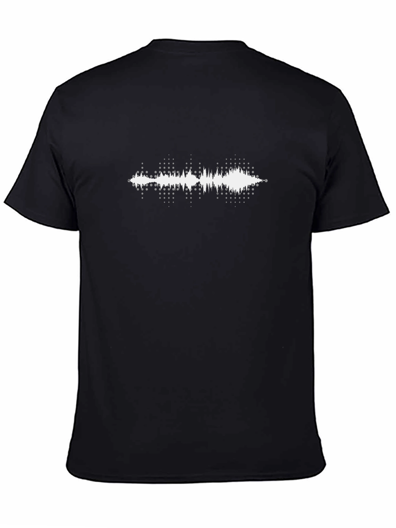 Sound Wave Graphic Tee - Black T-Shirt