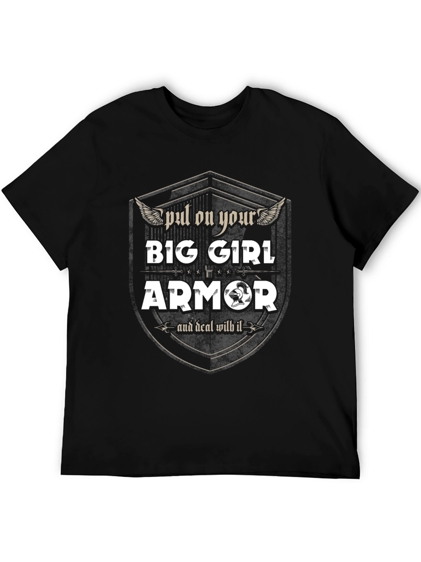 Big Girl Armor Graphic Tee - Empowering Fashion