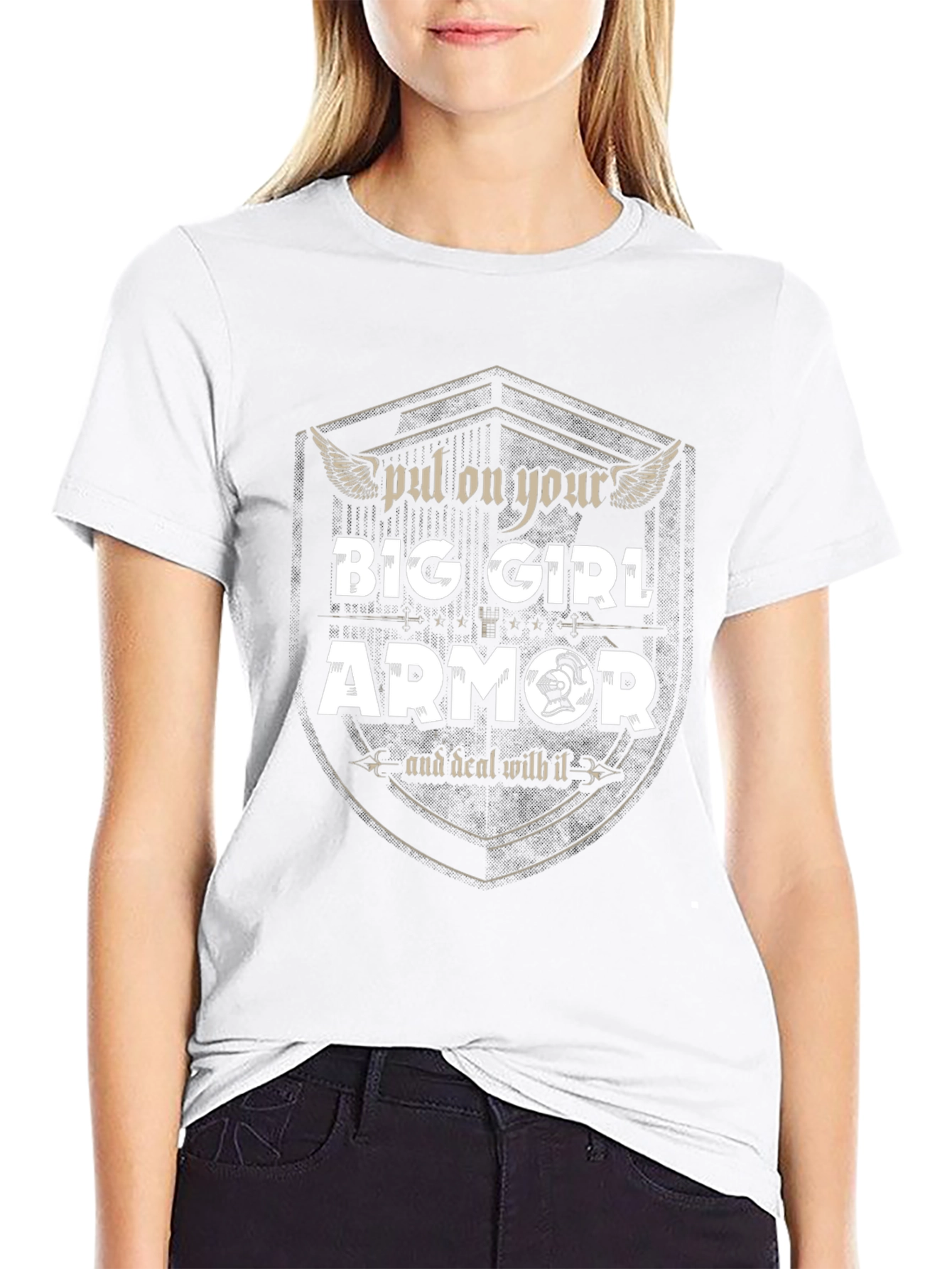 Big Girl Armor Graphic Tee - Empowering Fashion
