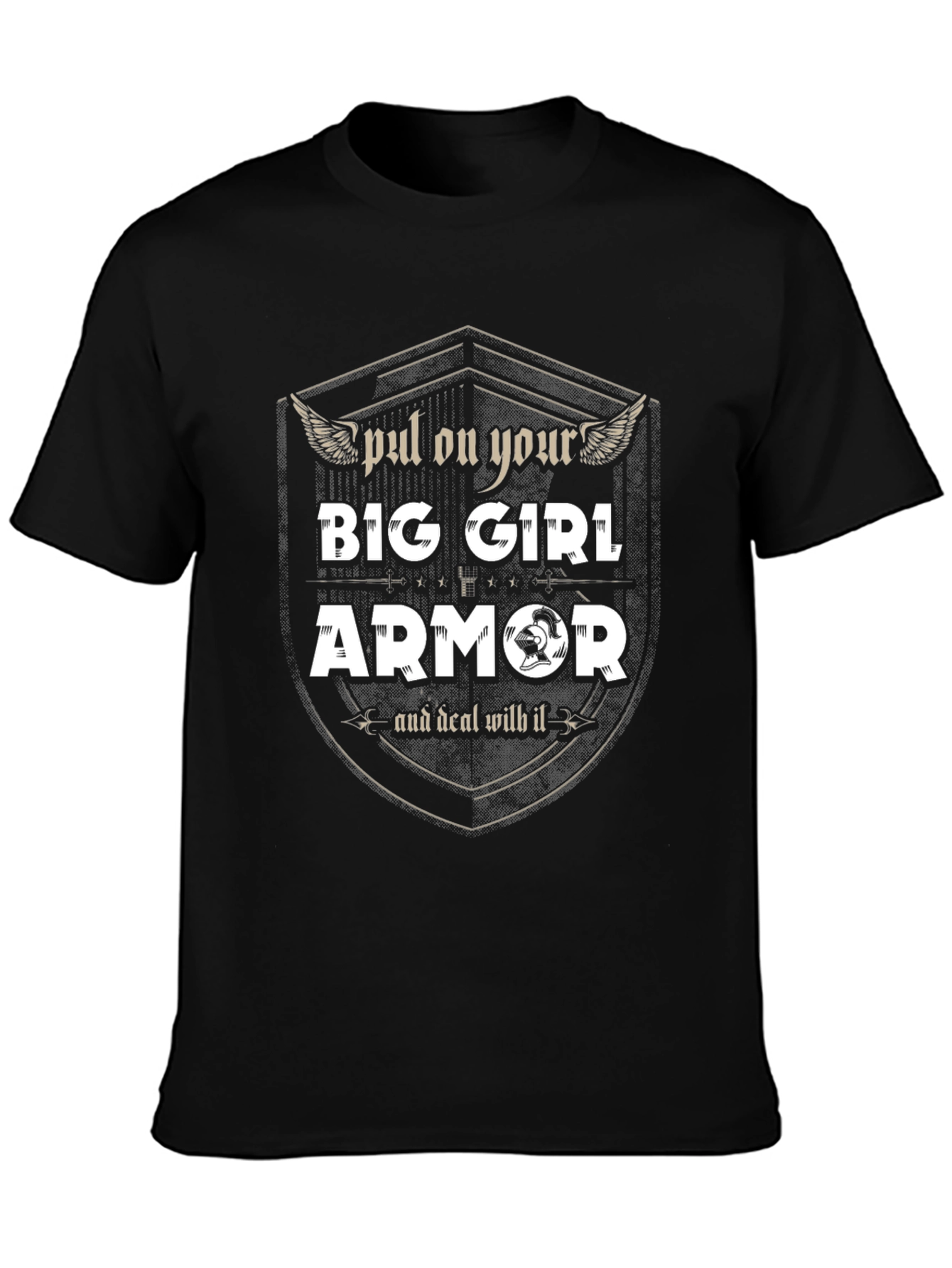 Big Girl Armor Graphic Tee - Empowering Fashion