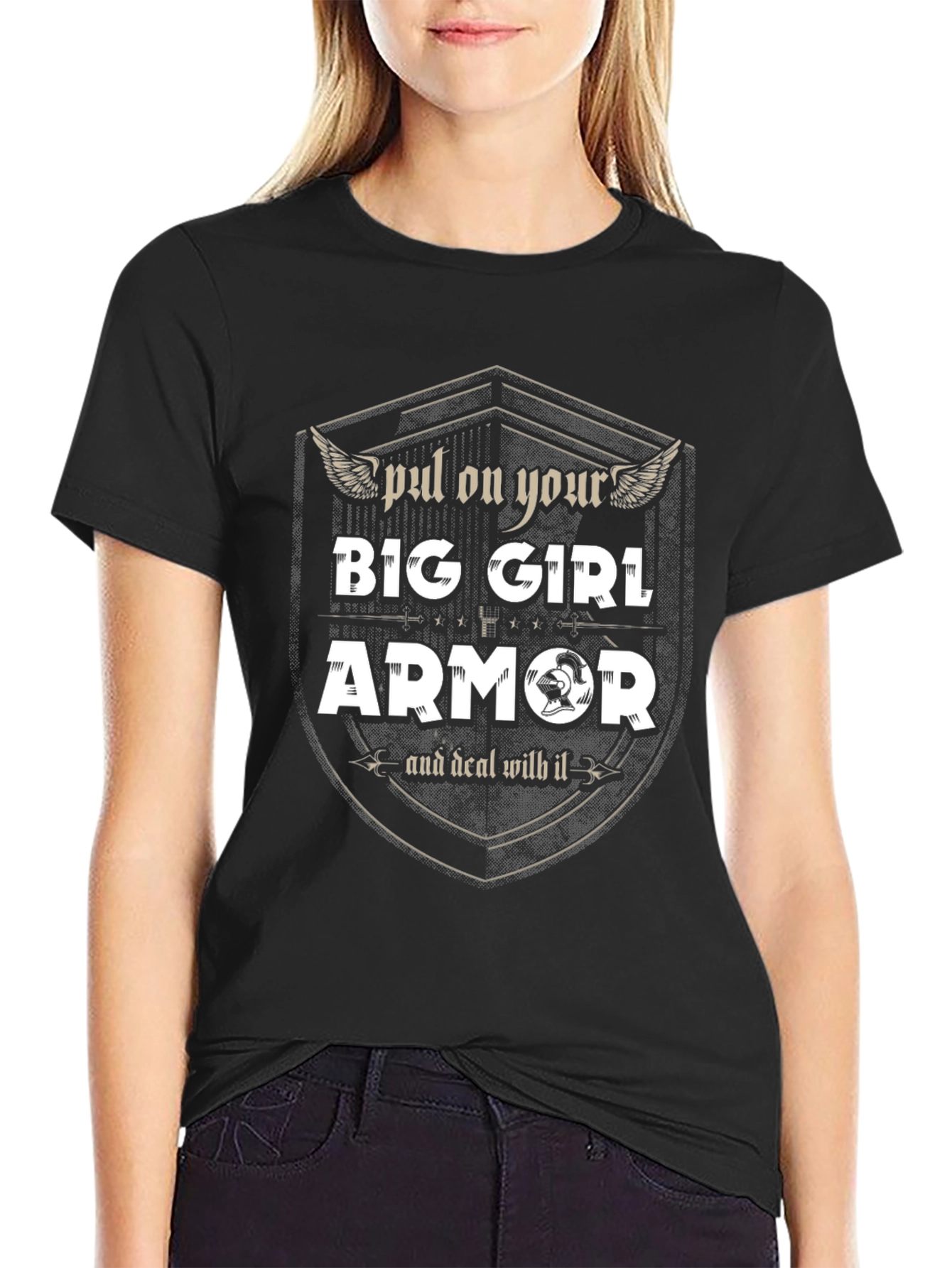 Big Girl Armor Graphic Tee - Empowering Fashion