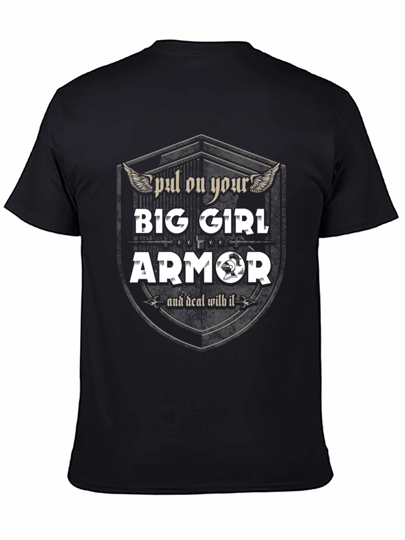 Big Girl Armor Graphic Tee - Empowering Fashion