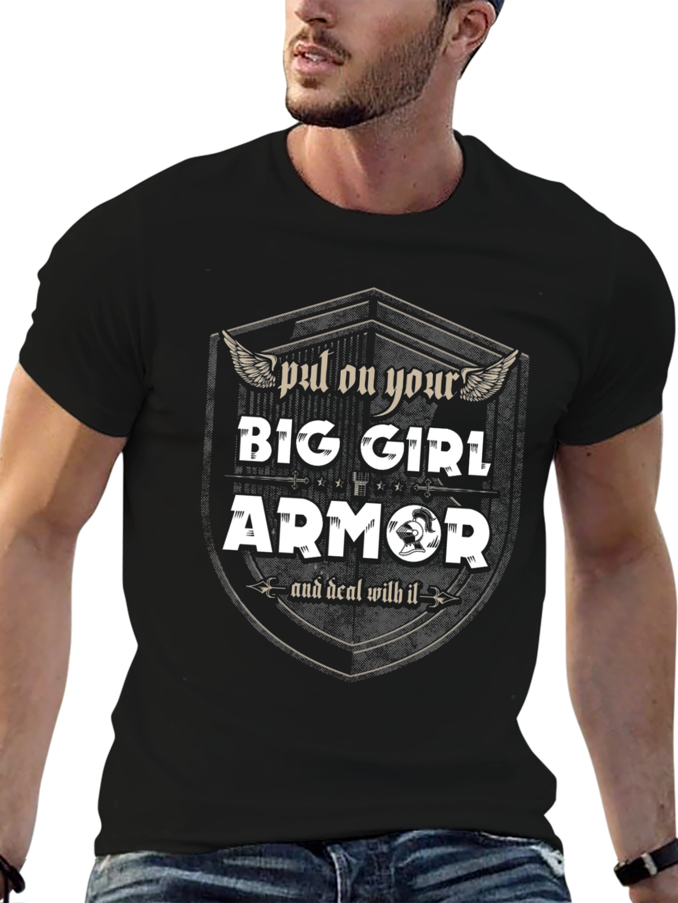 Big Girl Armor Graphic Tee - Empowering Fashion