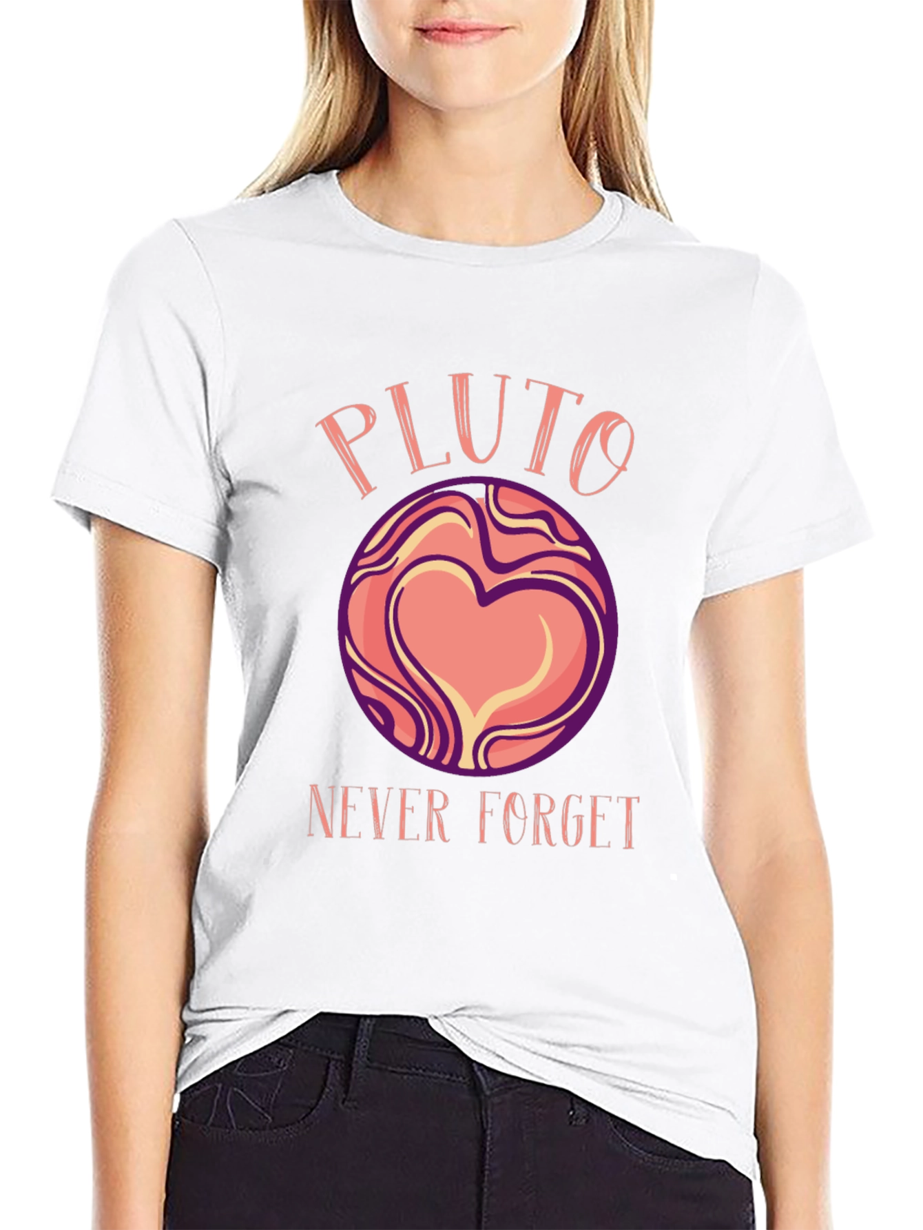 Pluto Never Forget Graphic T-Shirt