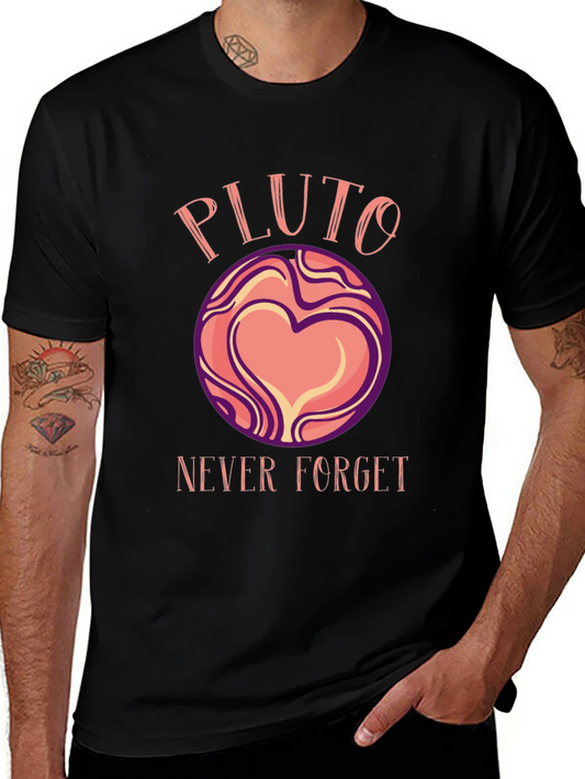 Pluto Never Forget Graphic T-Shirt