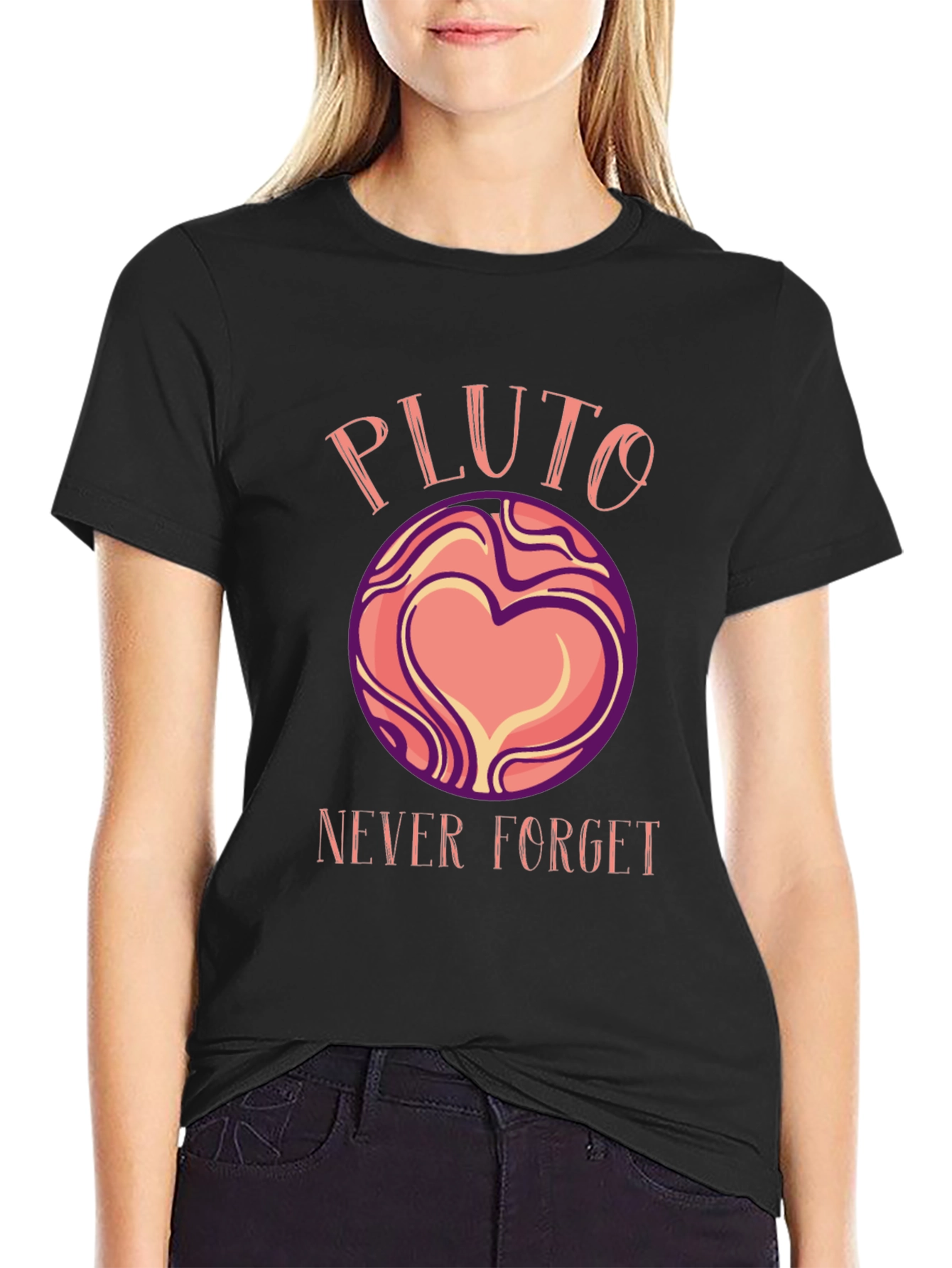 Pluto Never Forget Graphic T-Shirt