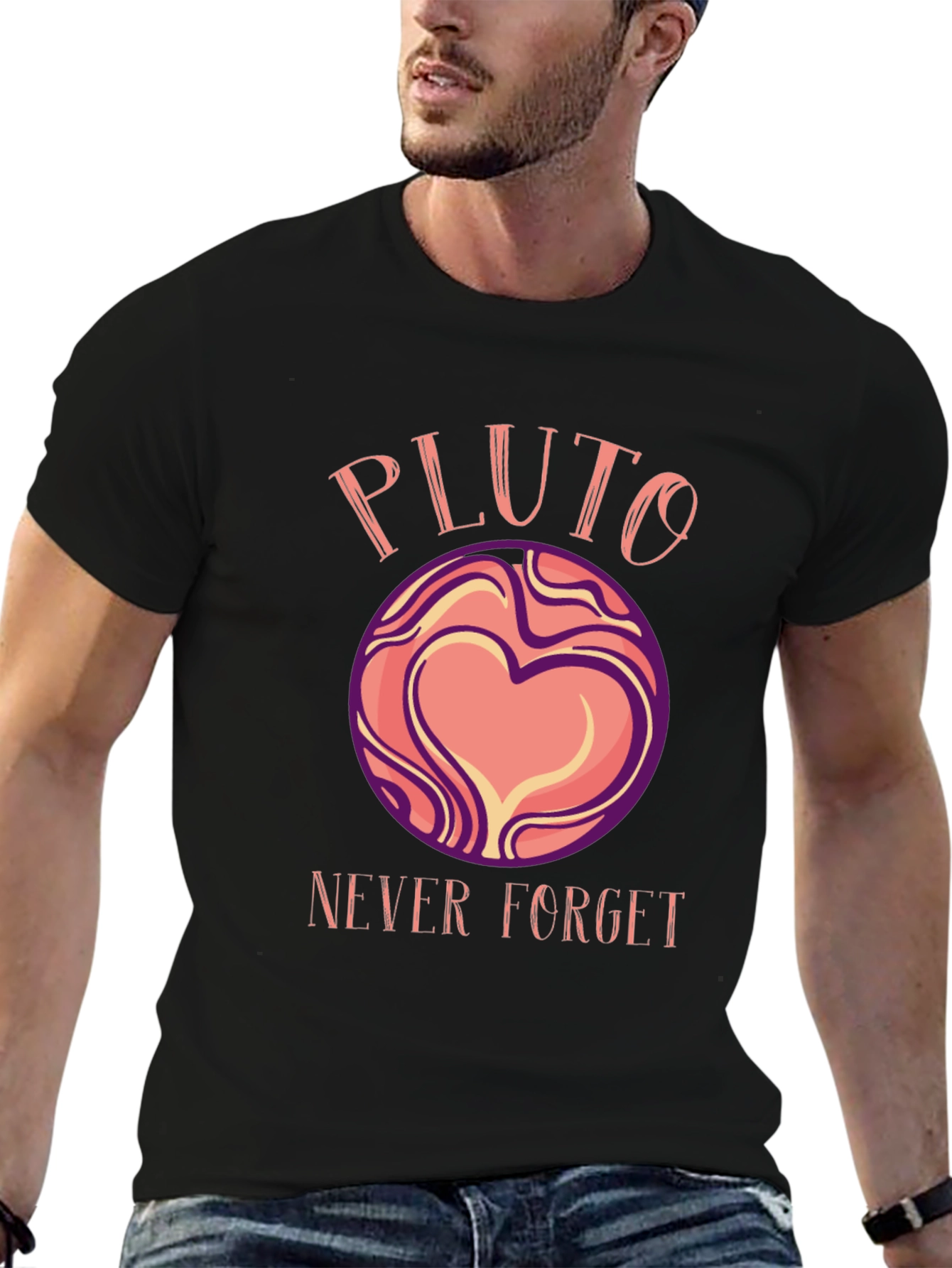 Pluto Never Forget Graphic T-Shirt