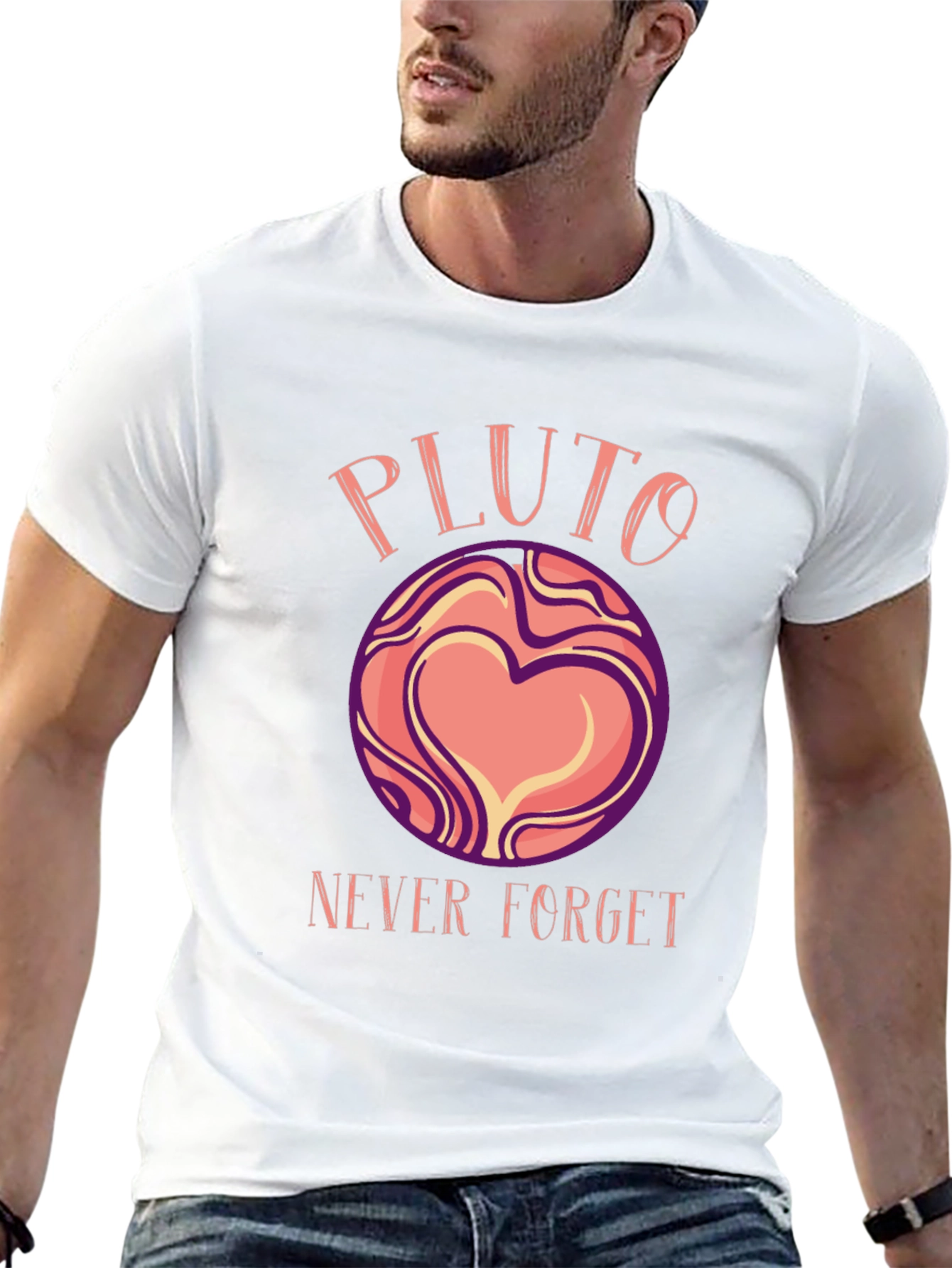 Pluto Never Forget Graphic T-Shirt