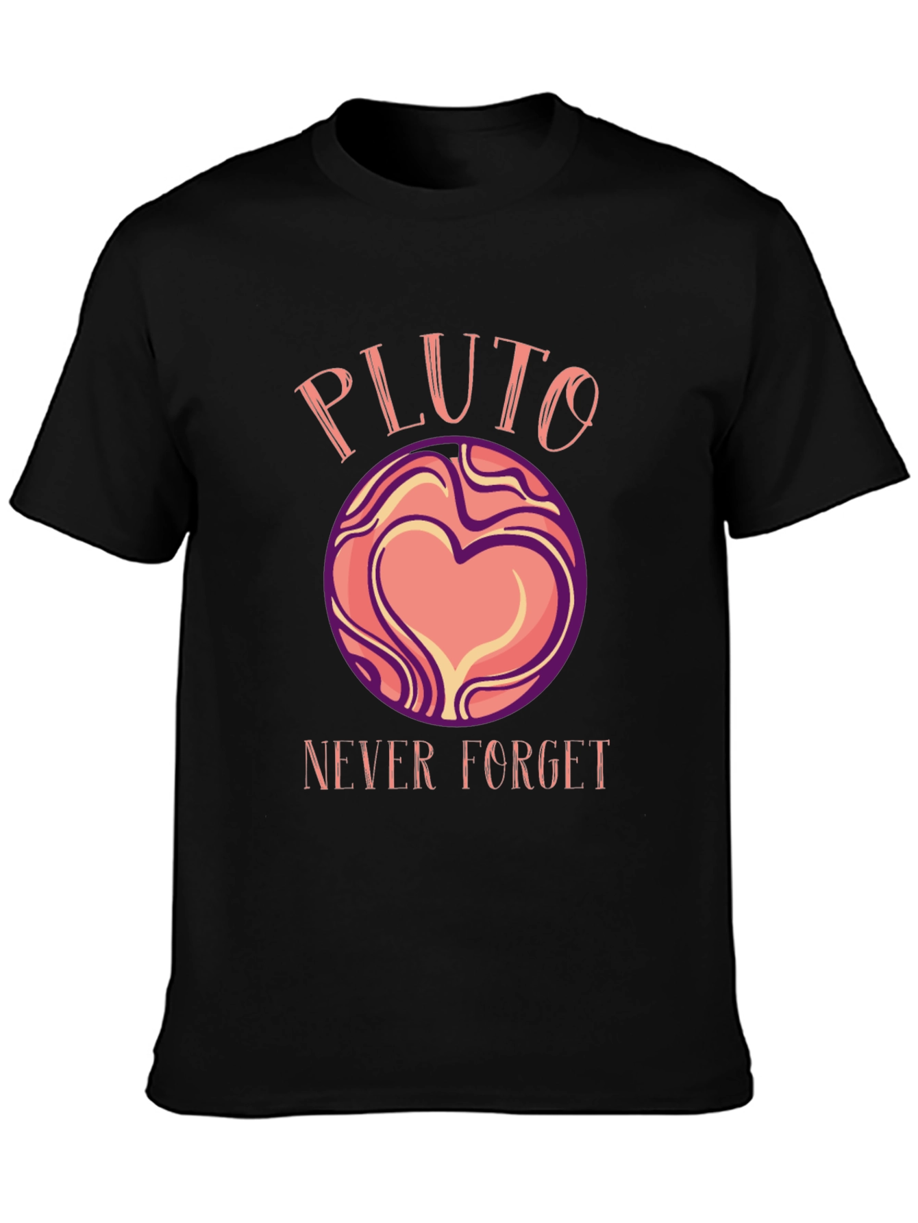 Pluto Never Forget Graphic T-Shirt