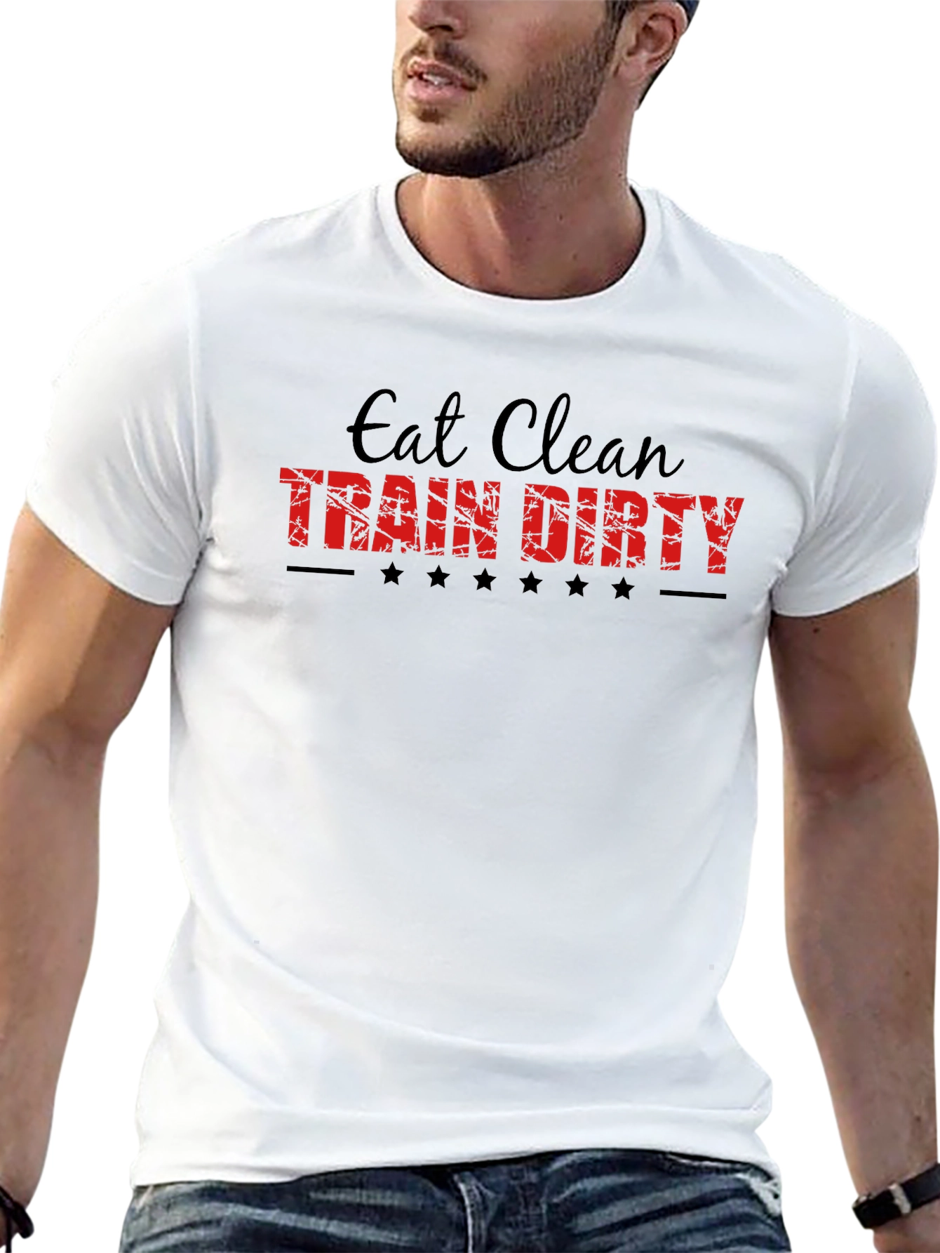 Eat Clean Train Dirty Graphic Tee