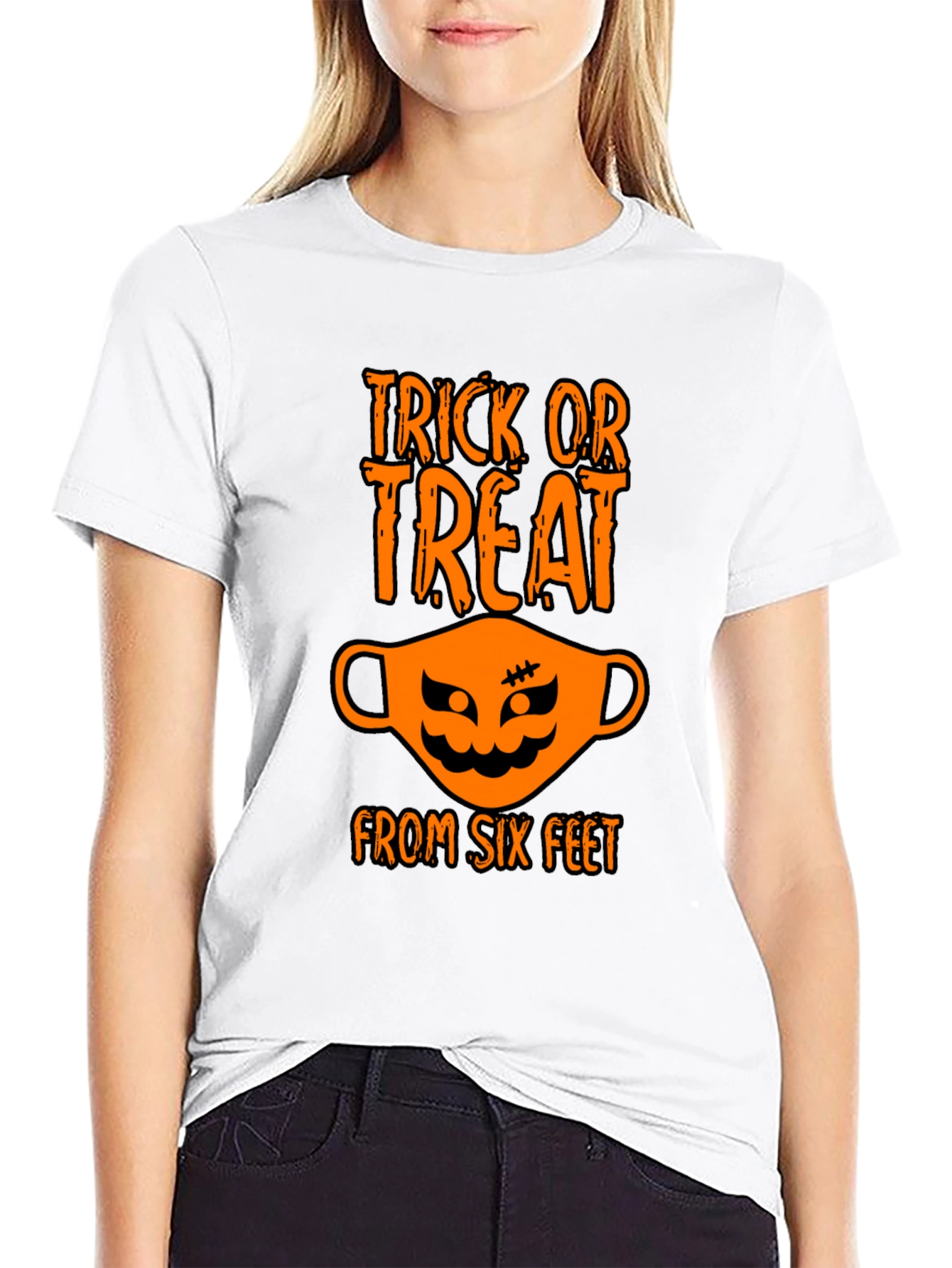 Trick or Treat From Six Feet T-Shirt