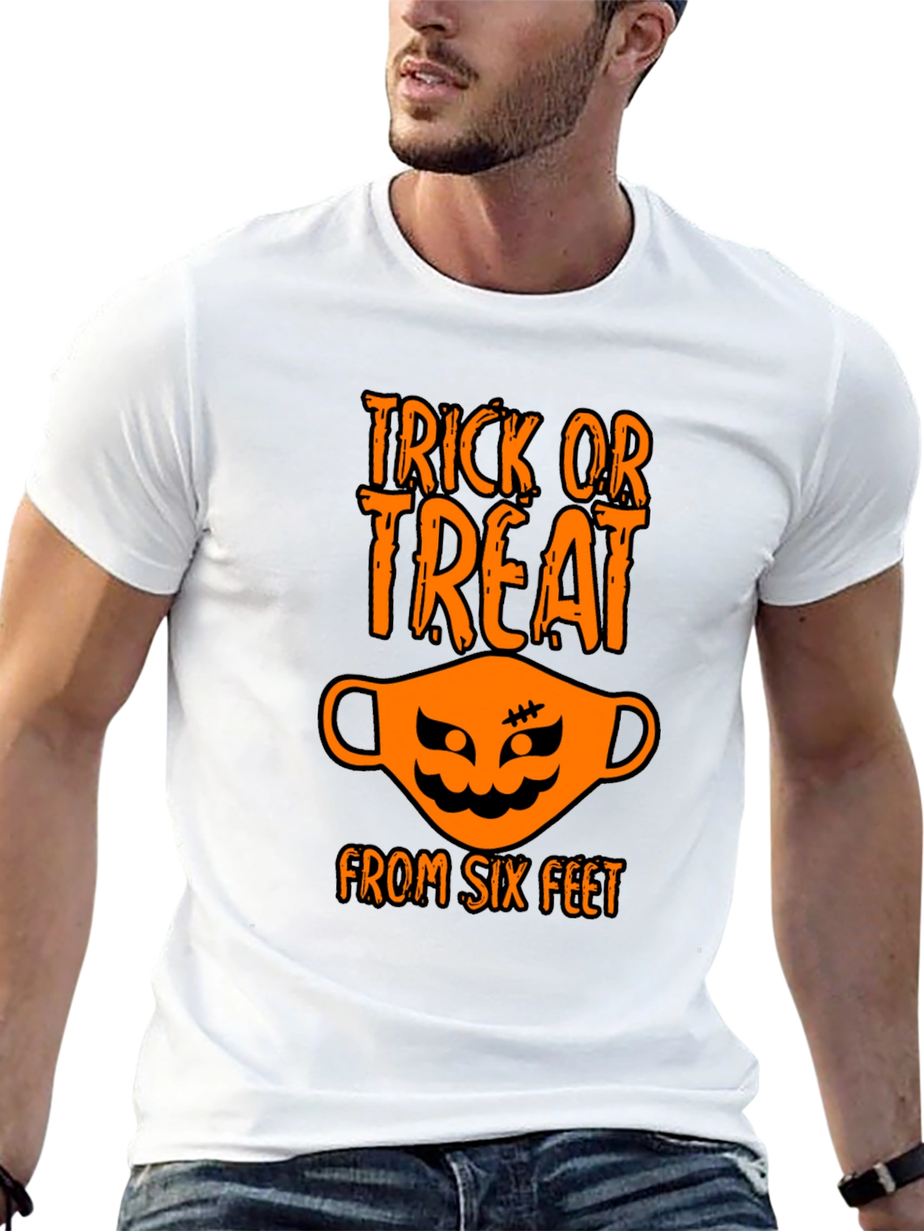 Trick or Treat From Six Feet T-Shirt