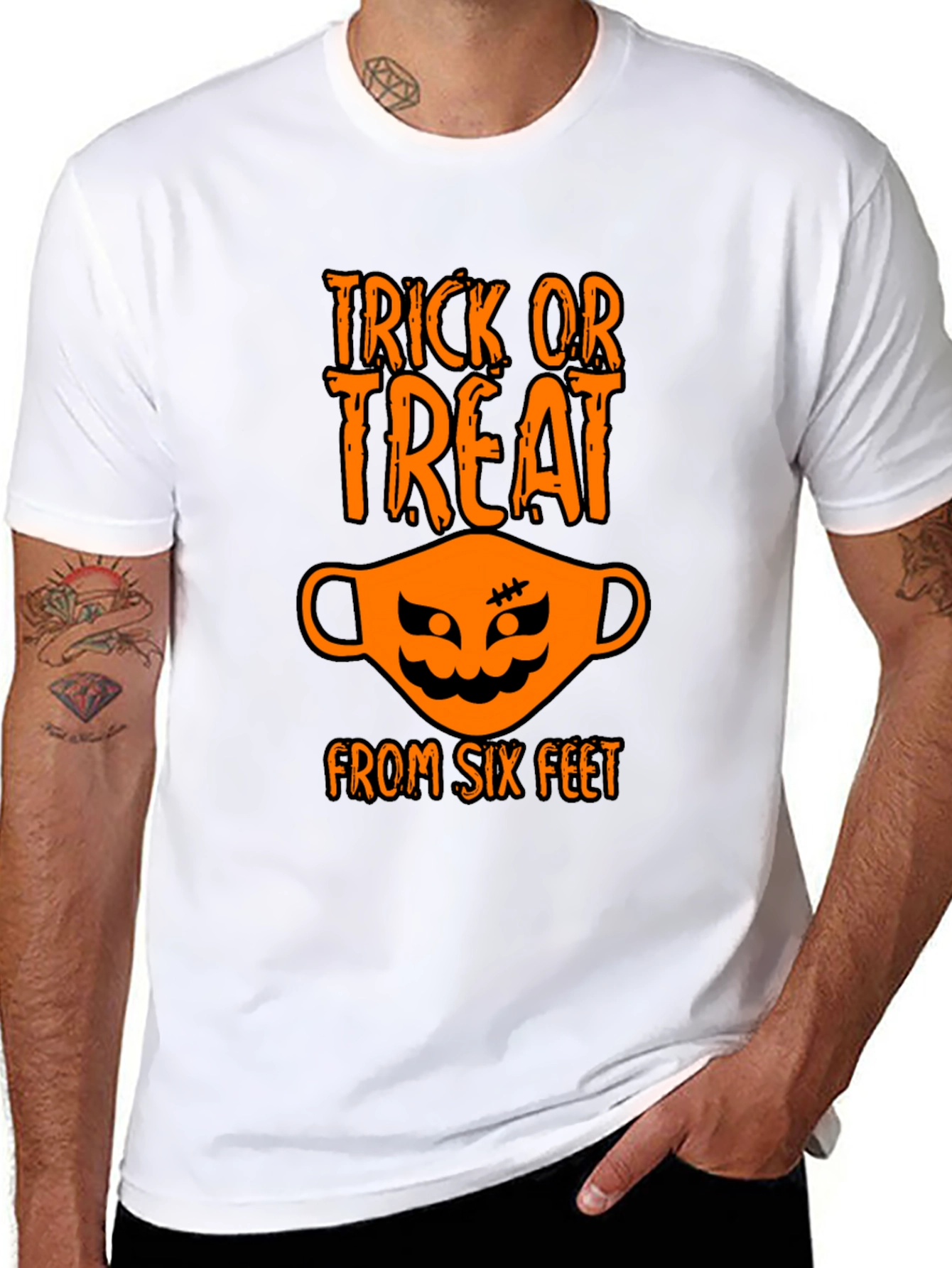 Trick or Treat From Six Feet T-Shirt