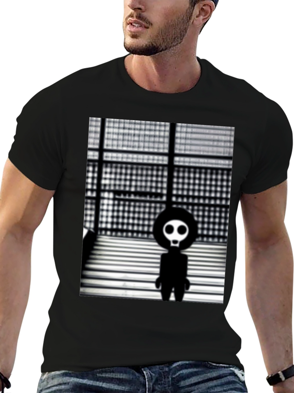 Grim Reaper Graphic Black T-Shirt