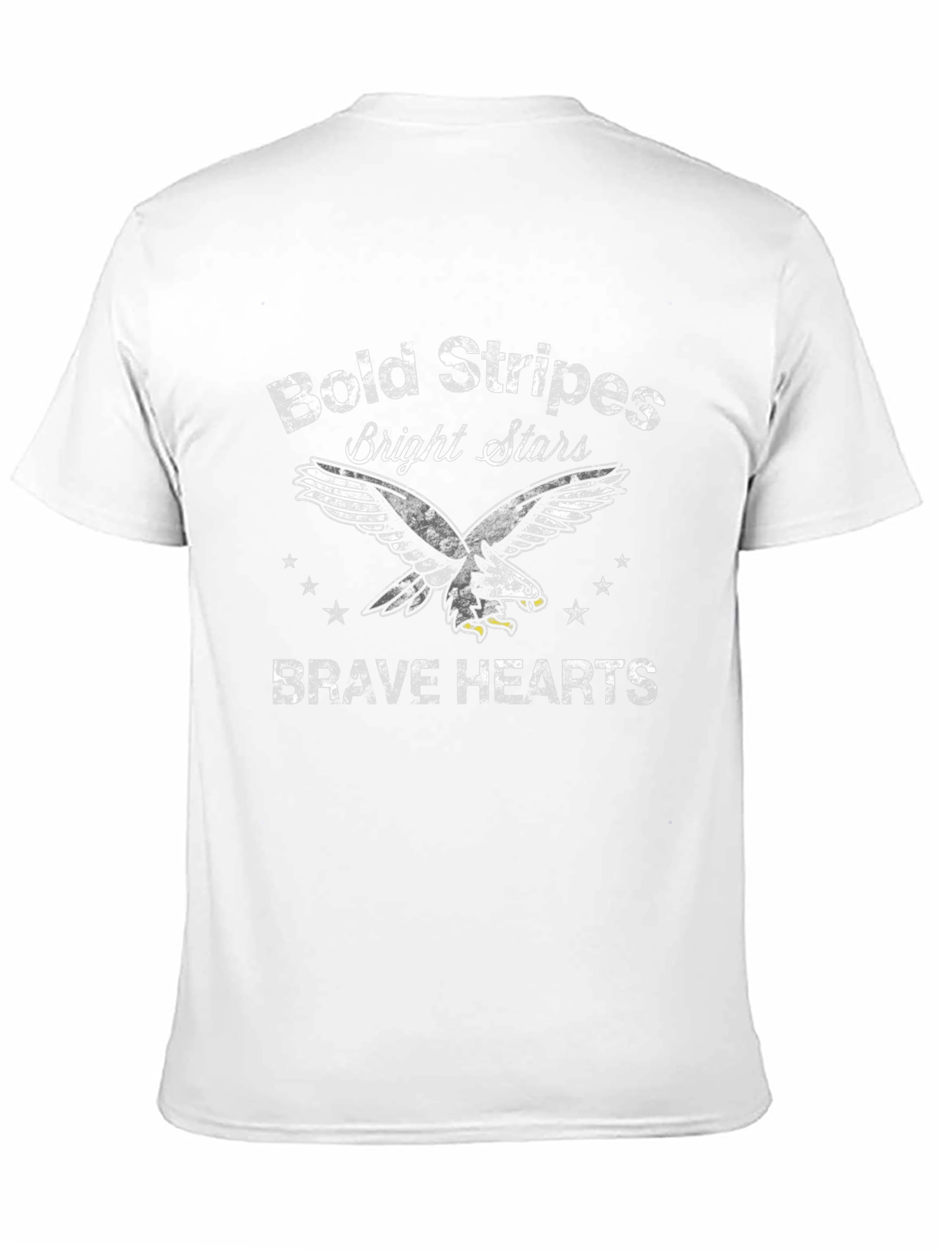 Bold Stripes Bright Stars Brave Hearts T-Shirt