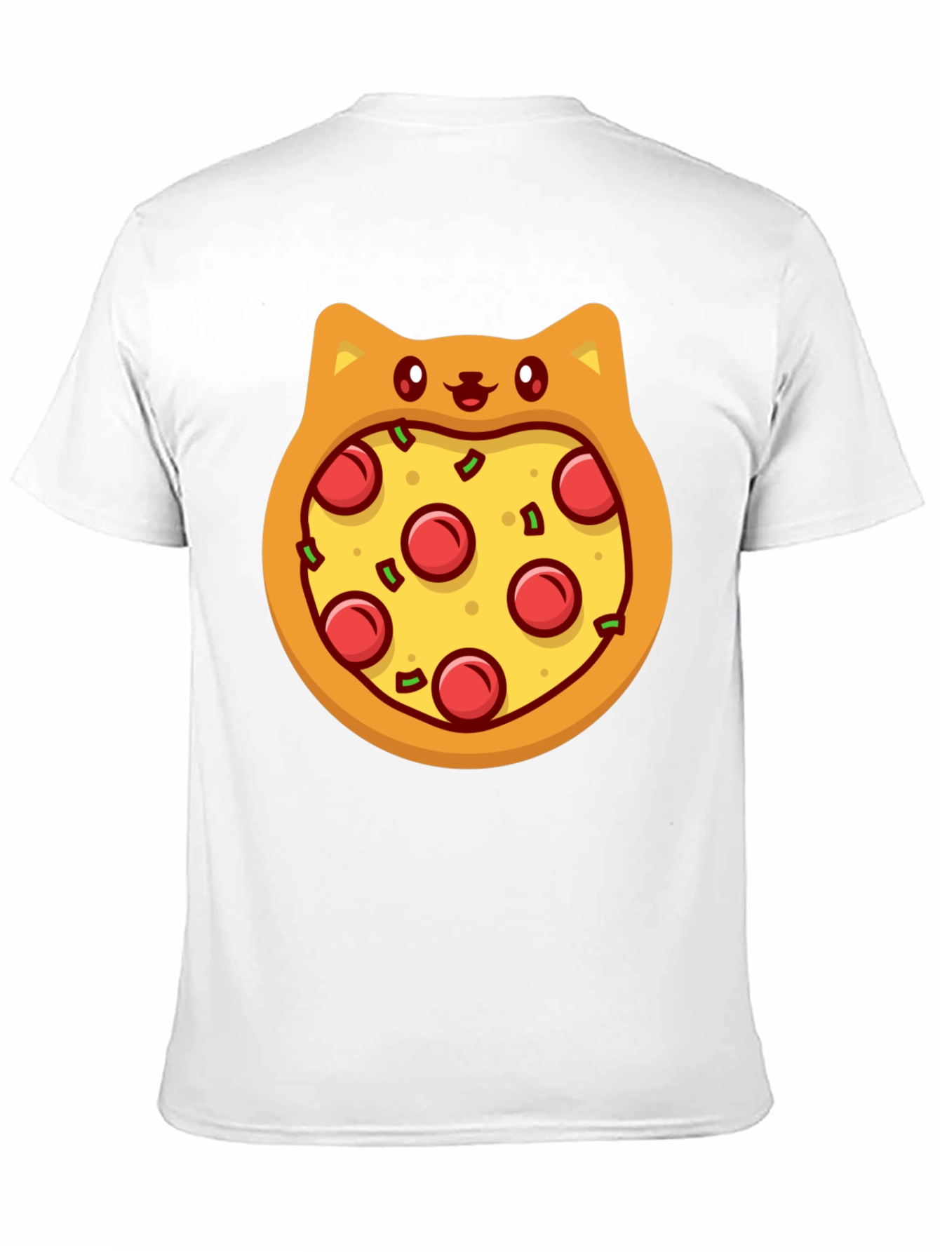 Pizza Cat T-Shirt - Novelty Graphic Tee