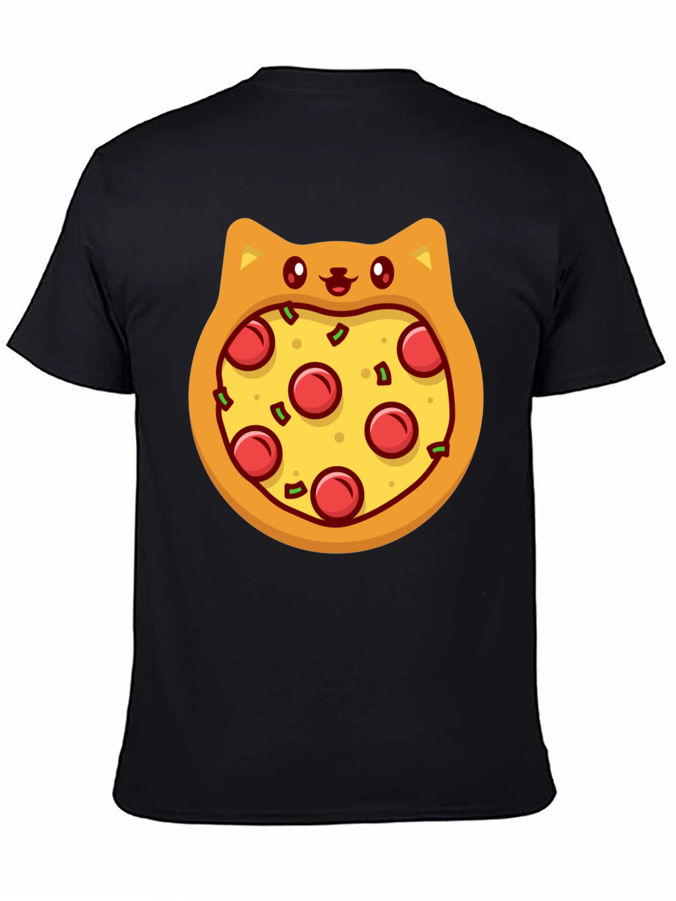Pizza Cat T-Shirt - Novelty Graphic Tee